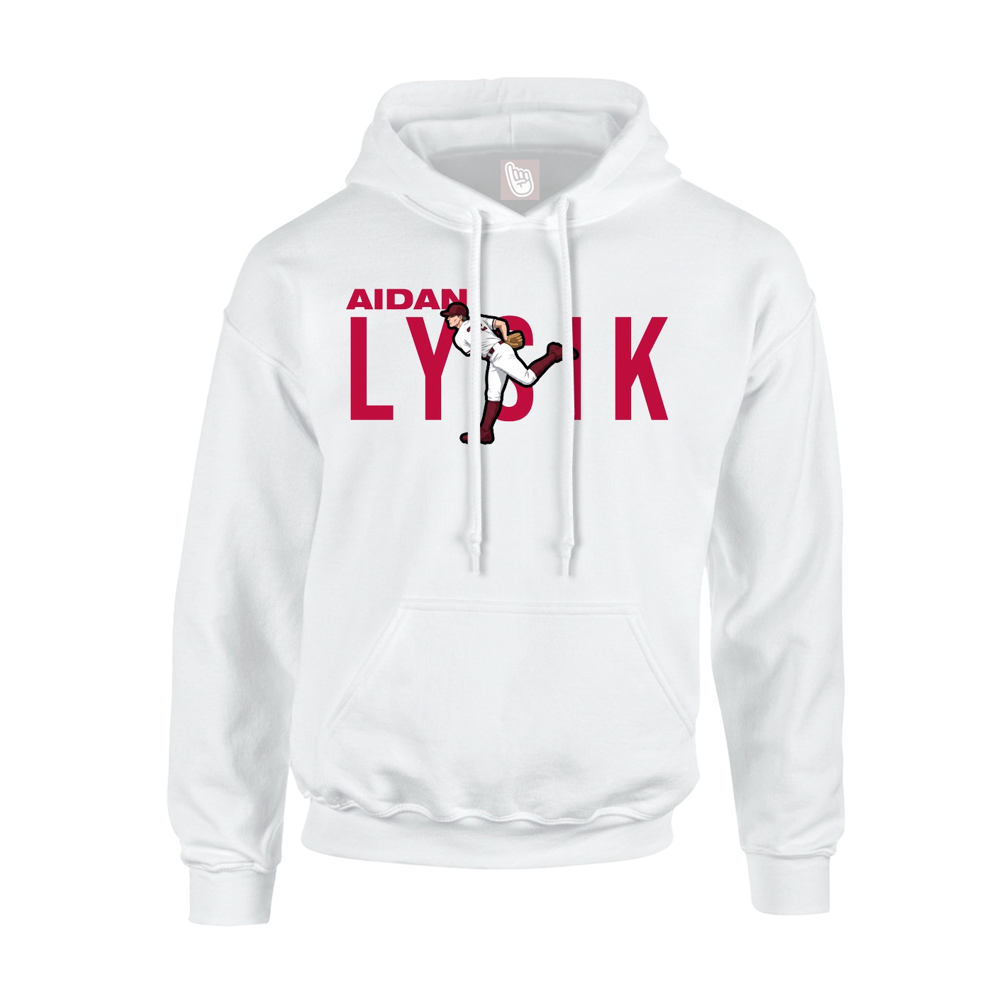 Hoodie — Player Name in White