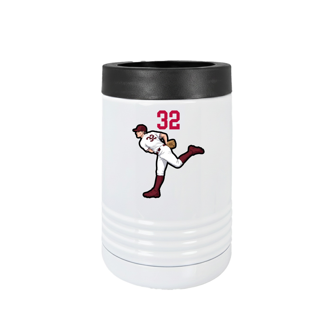 Beverage Holder — Number Top in White