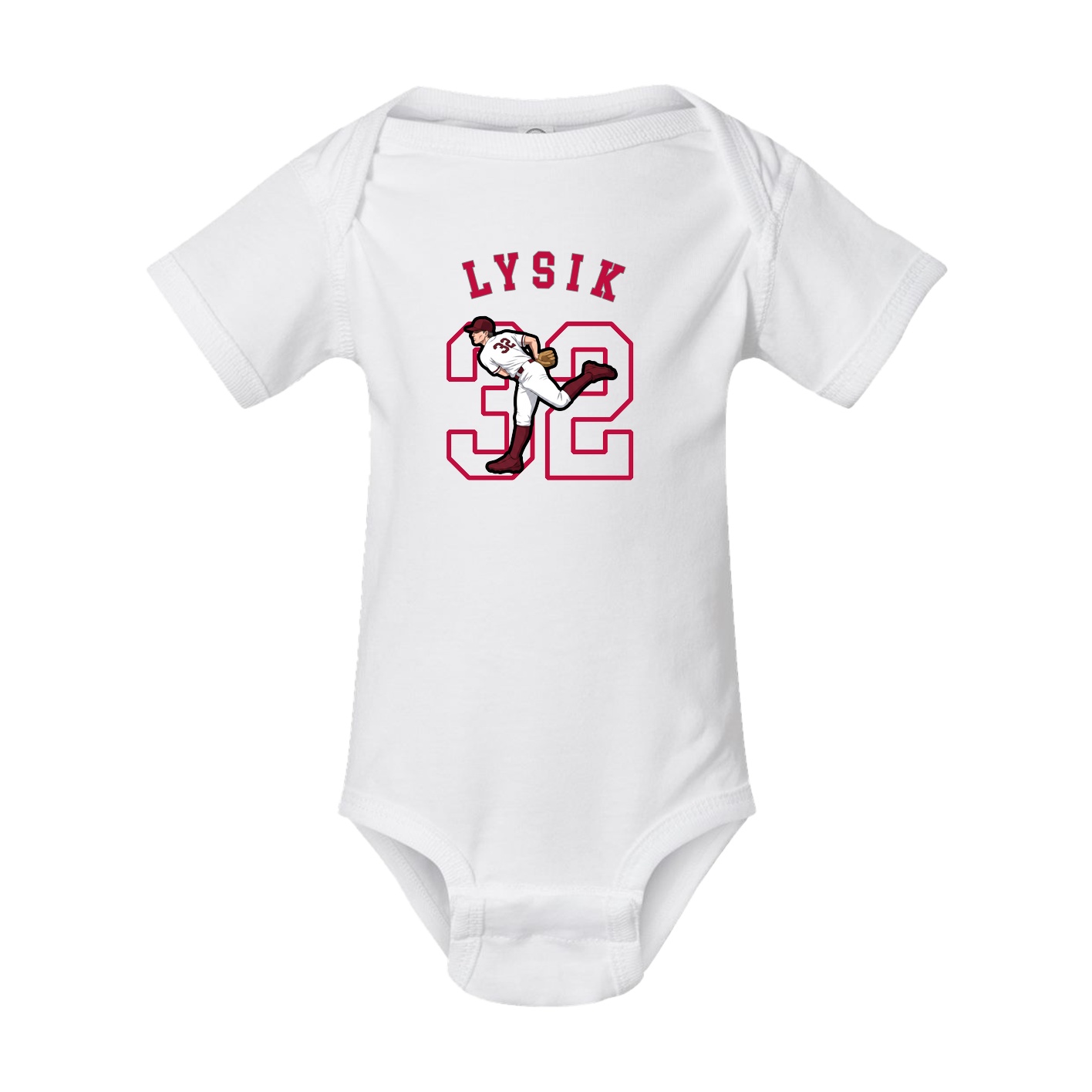 Baby Onesie — Shirsey Arch in White