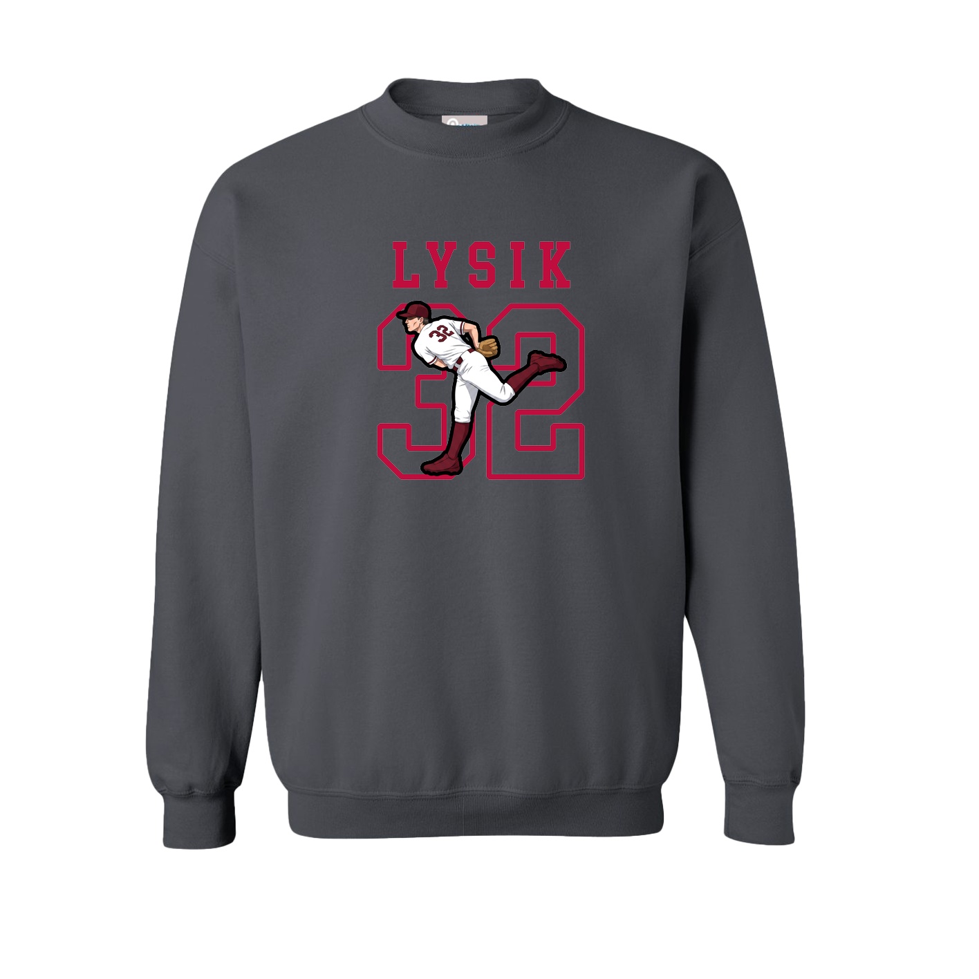 Fleece Crew — Shirsey in Grey