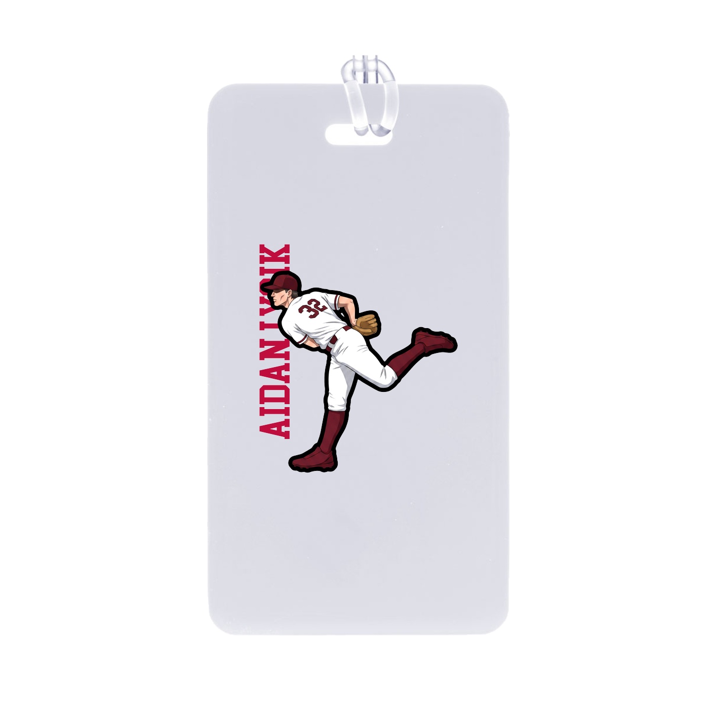 Bag Tag — Name Vertical in Classic