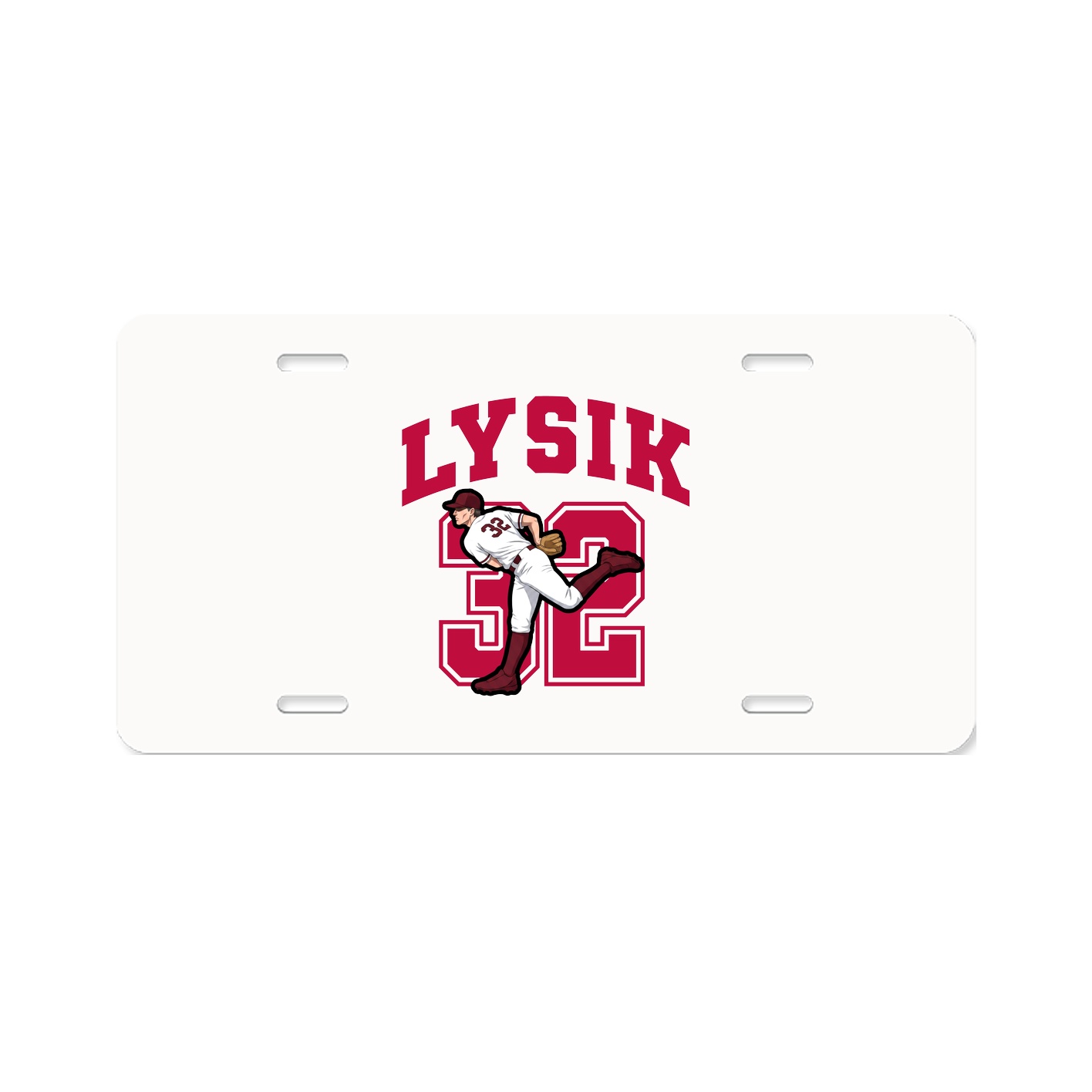 License Plate — Number in Classic