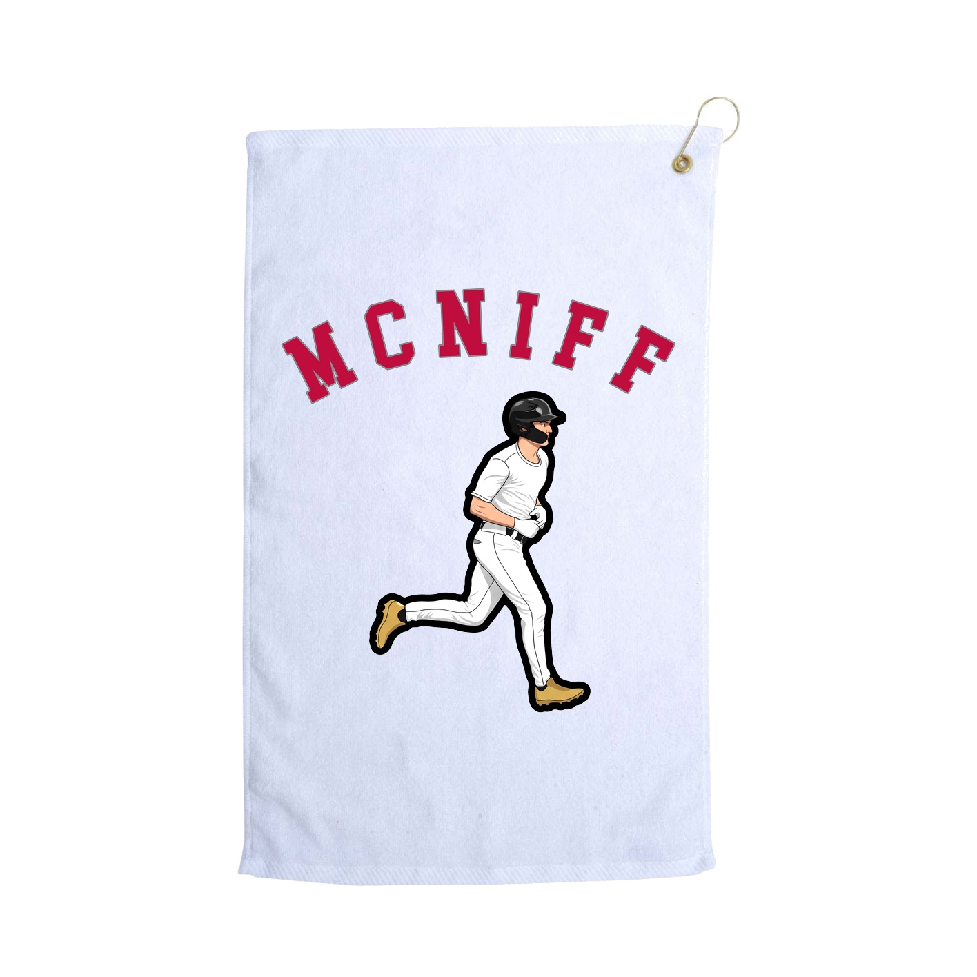 Golf Towel — Shirsey Arch in White