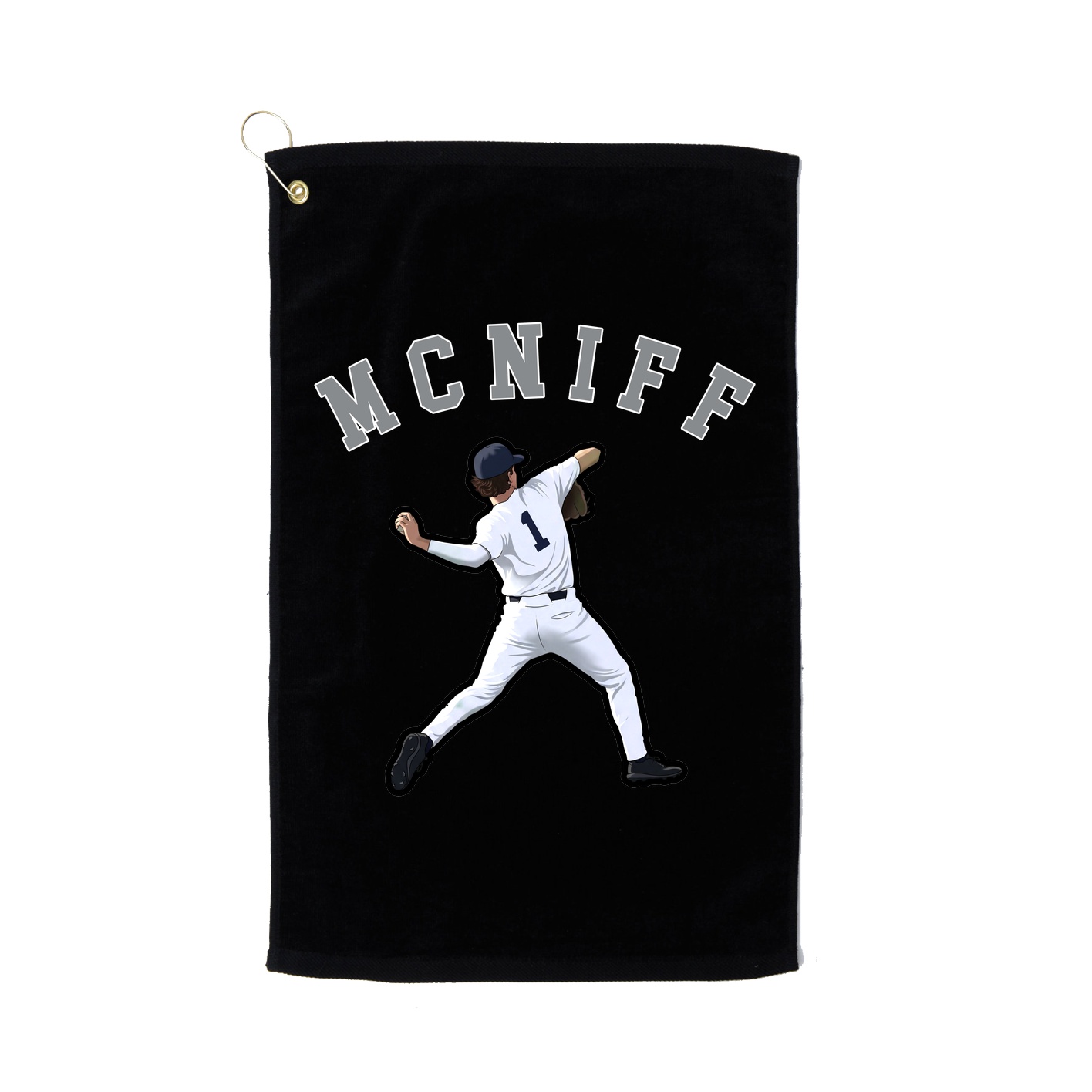 Golf Towel — Shirsey Arch in Black