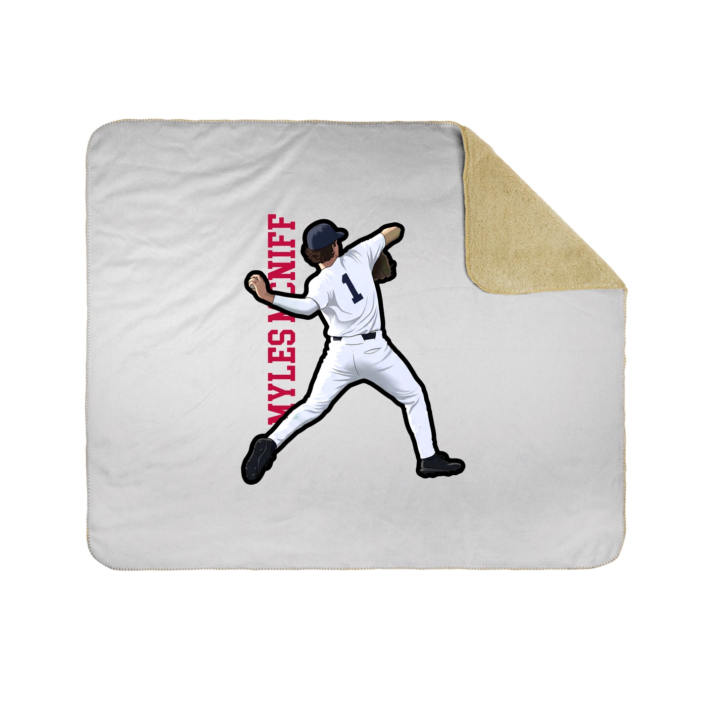 50x60 Sherpa Lined Throw Blanket