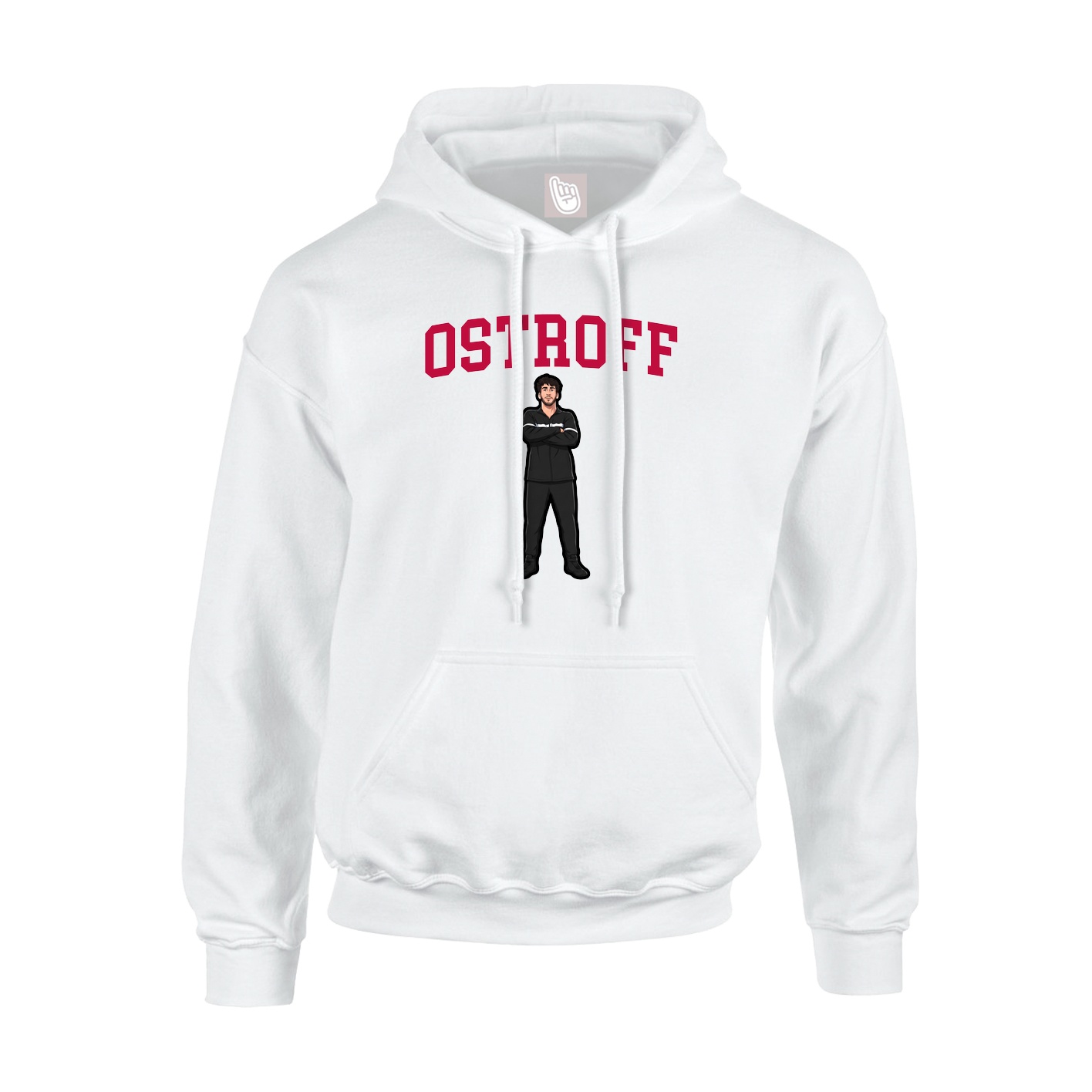 Hoodie — Shirsey in White