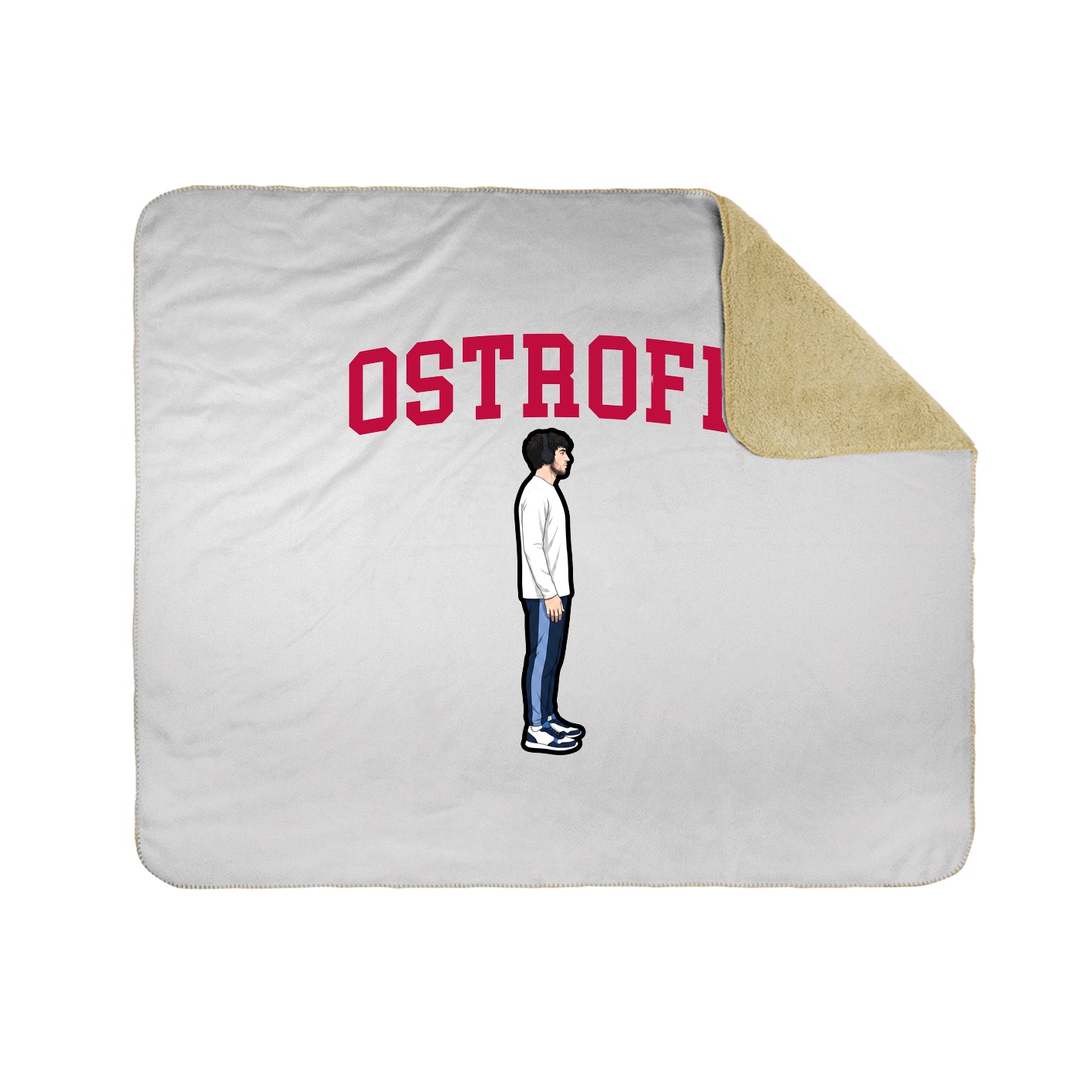 Throw Blanket — Shirsey in White