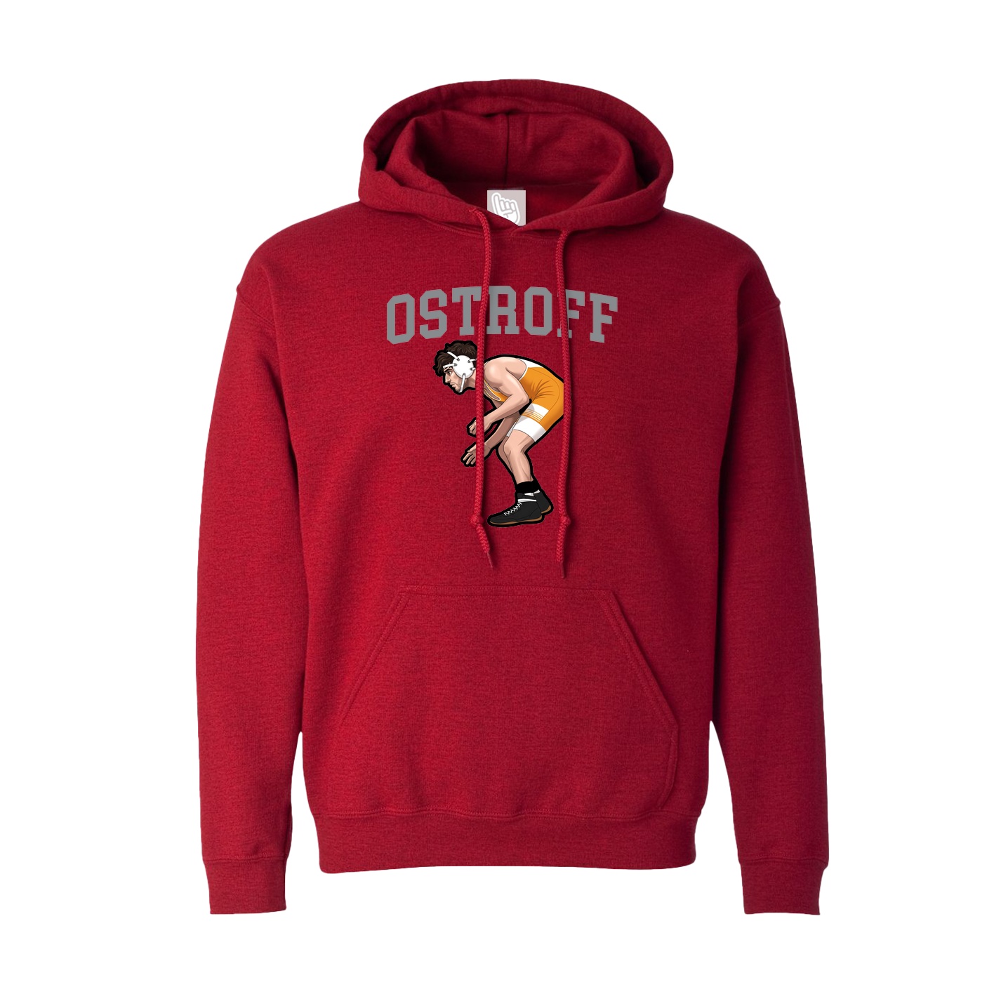 Hoodie — Shirsey in Crimson