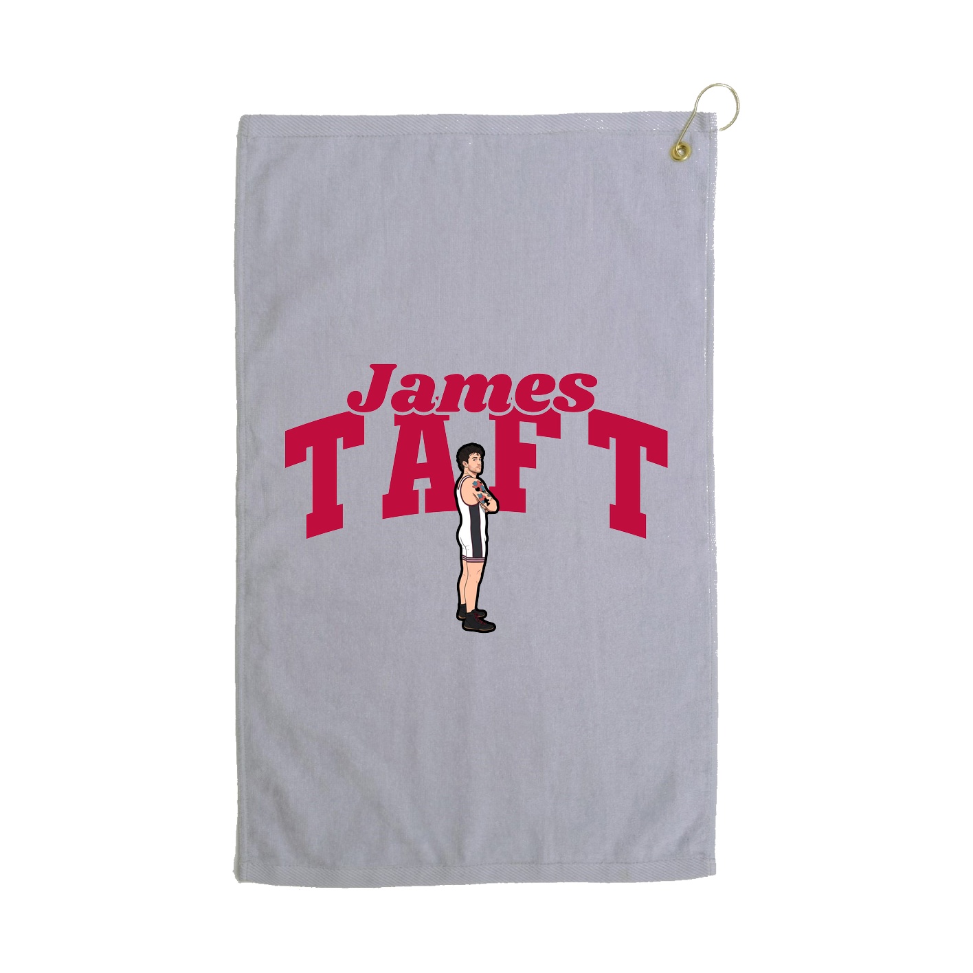 Golf Towel — Signature Arch in Grey