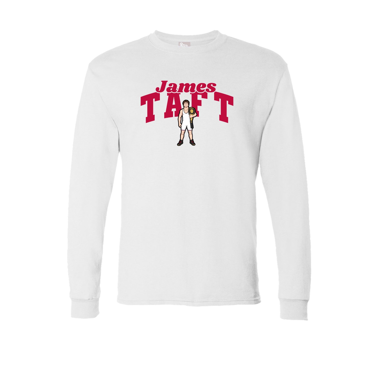 Long Sleeve Tee — Signature Arch in White