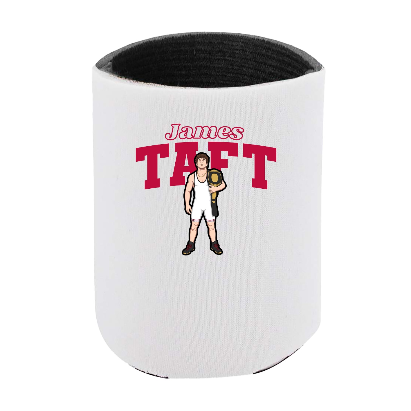 Can Holder — Name Arch in White