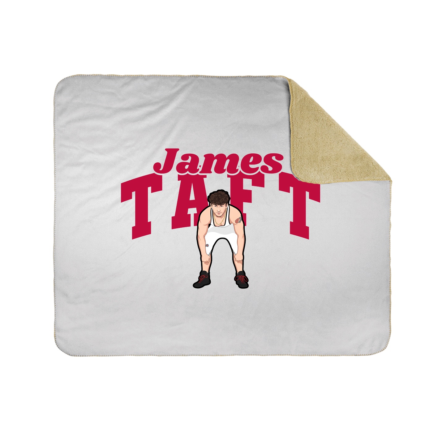 Throw Blanket — Signature Arch in White