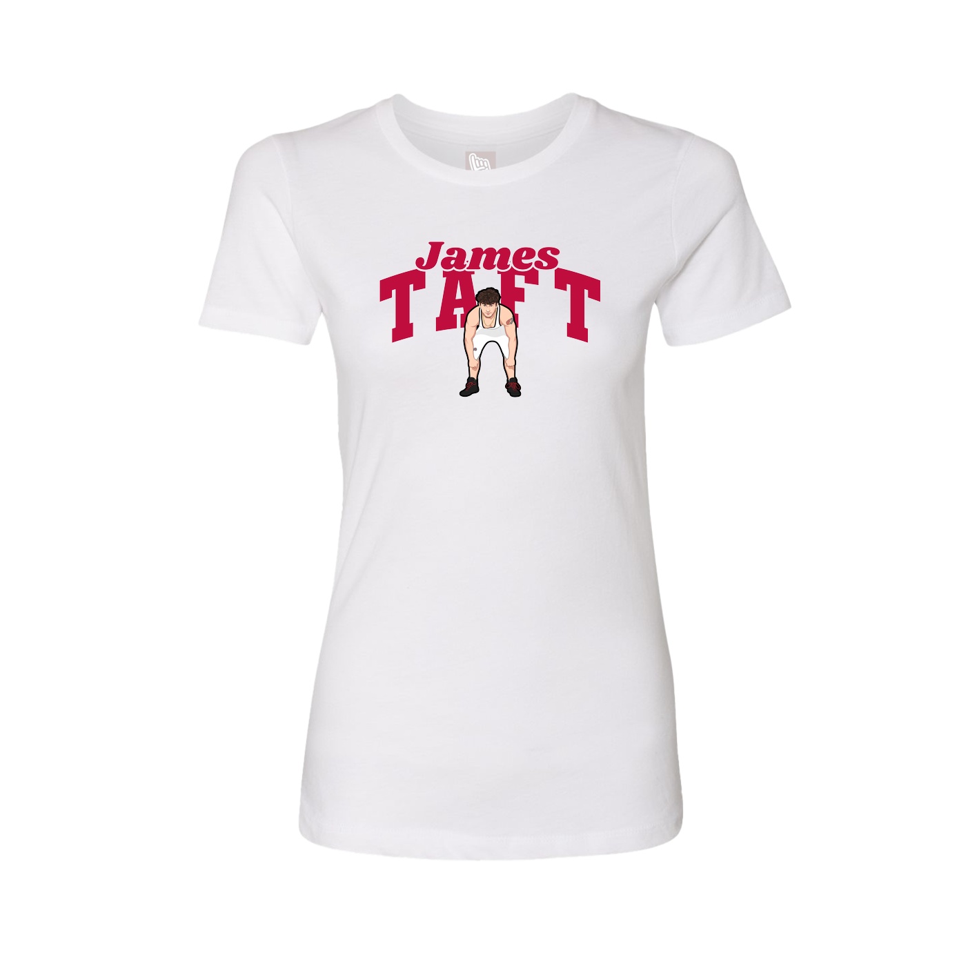 Womens Tee — Signature Arch in White