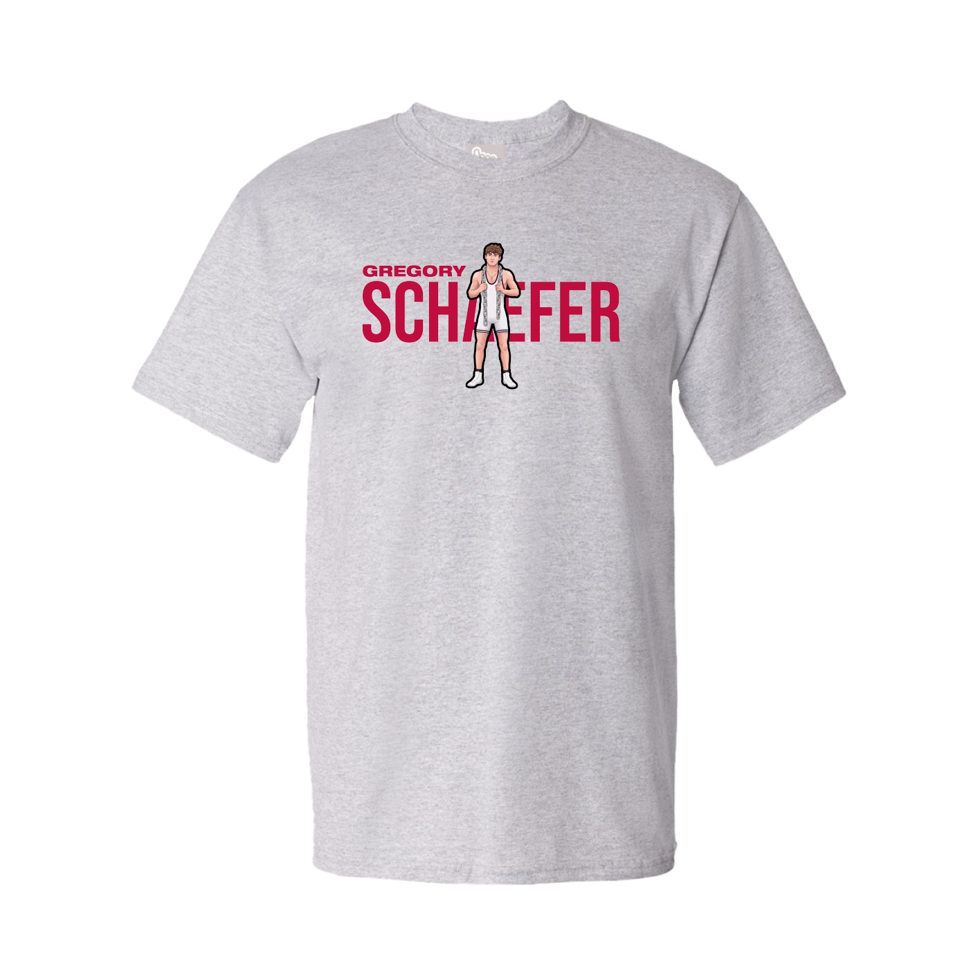 Youth Tee — Player Name in Grey
