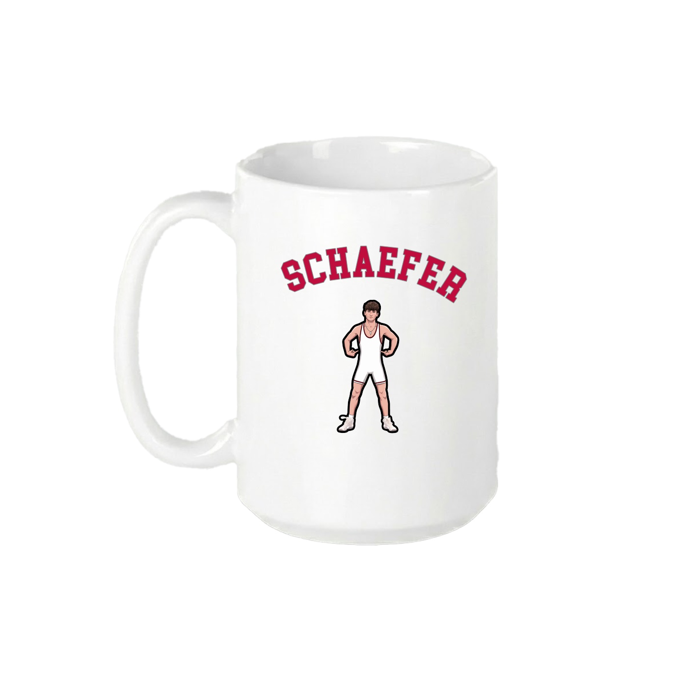15oz Coffee Mug — Shirsey Arch in White