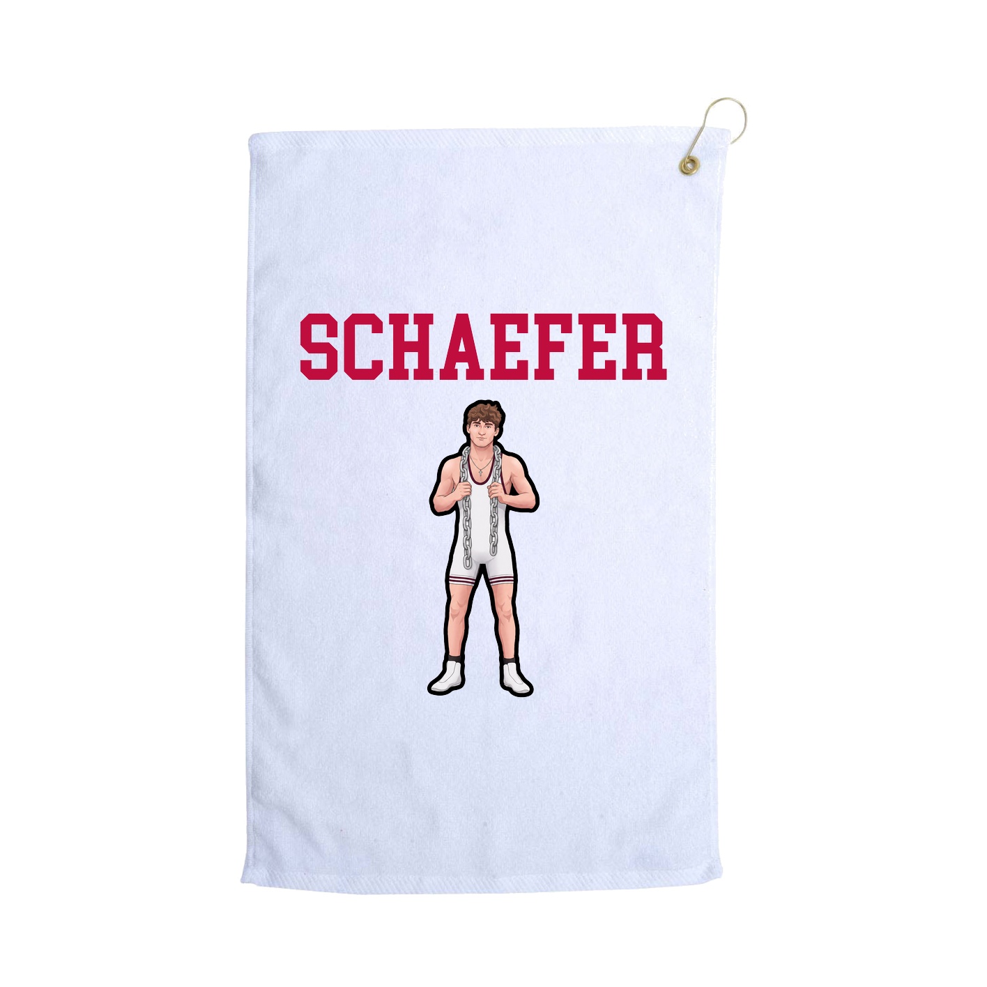 Golf Towel — Shirsey in White