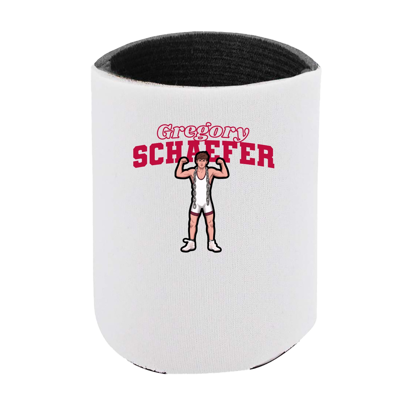 Can Holder — Name Arch in White