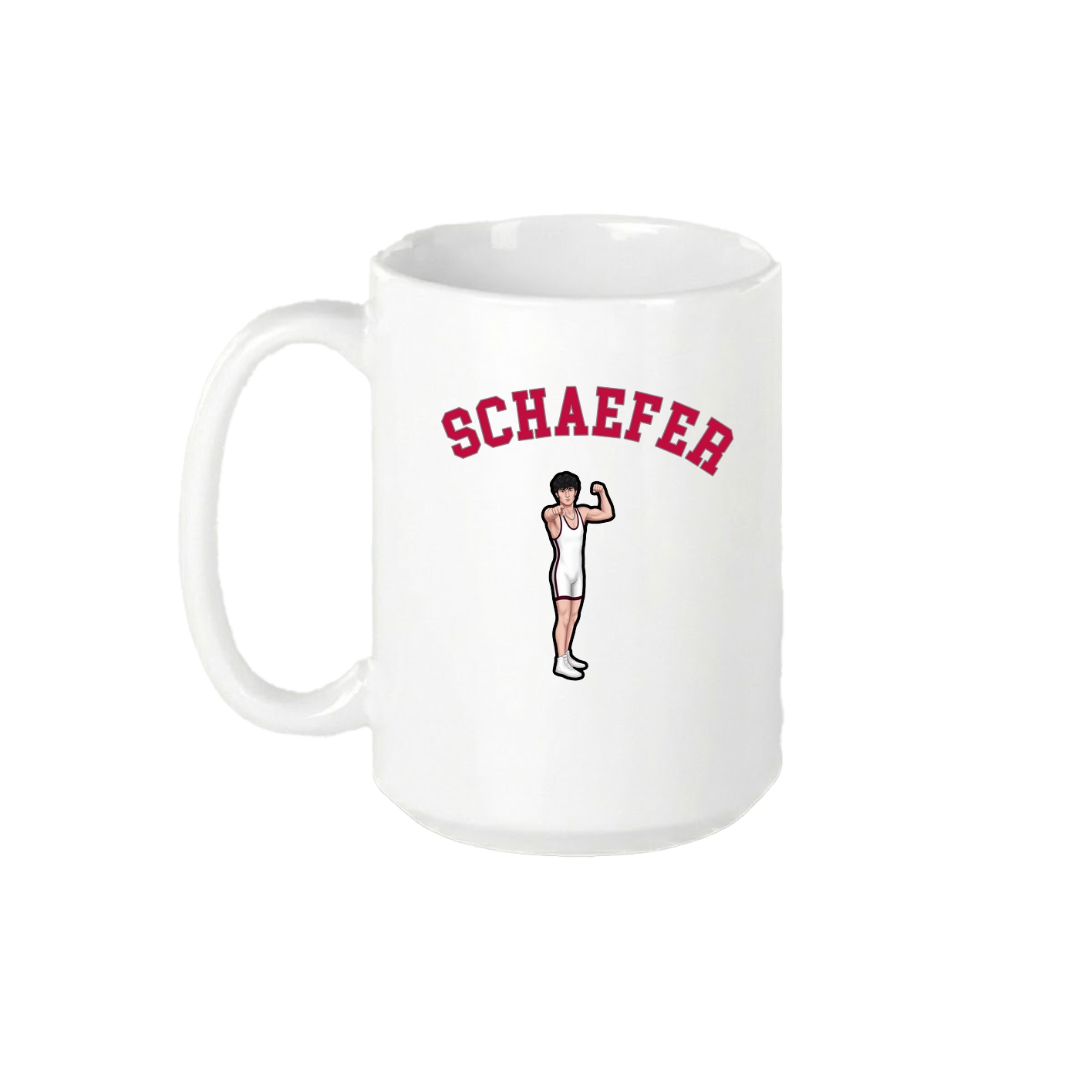 15oz Coffee Mug — Shirsey Arch in White