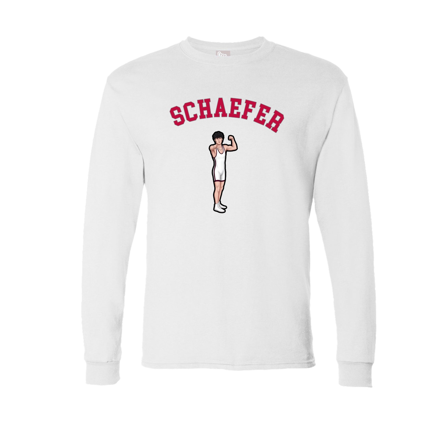 Long Sleeve Tee — Shirsey Arch in White