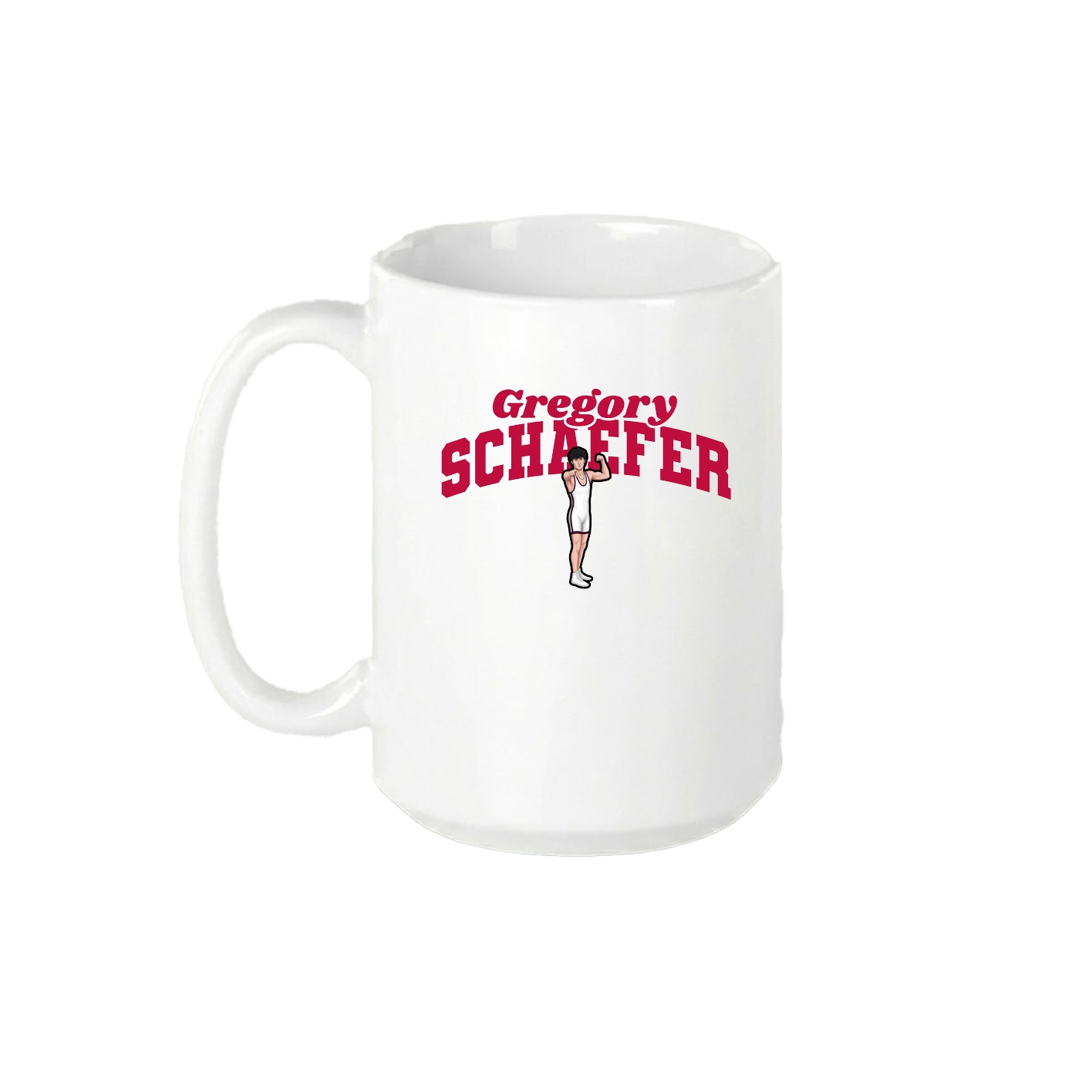 15oz Coffee Mug — Signature Arch in White