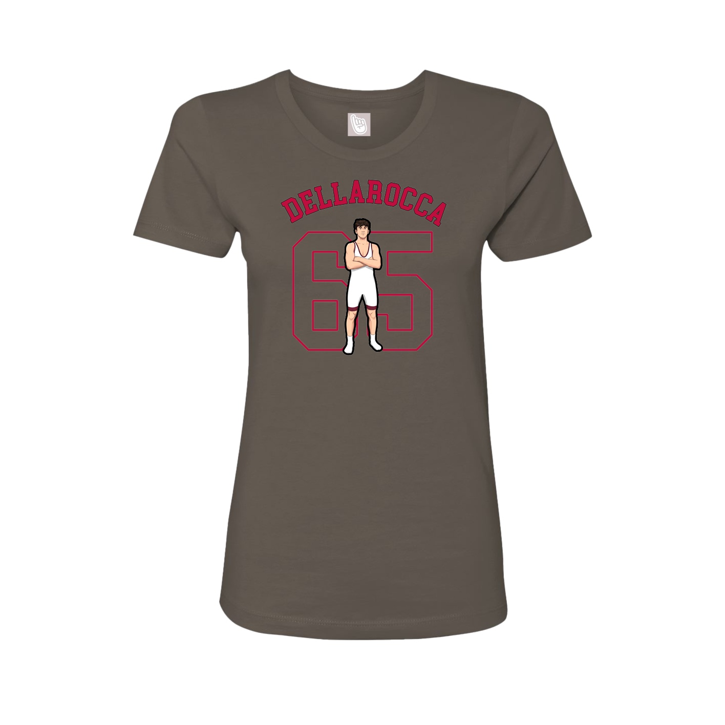 Fitted Women's Tee — Shirsey Arch in Grey