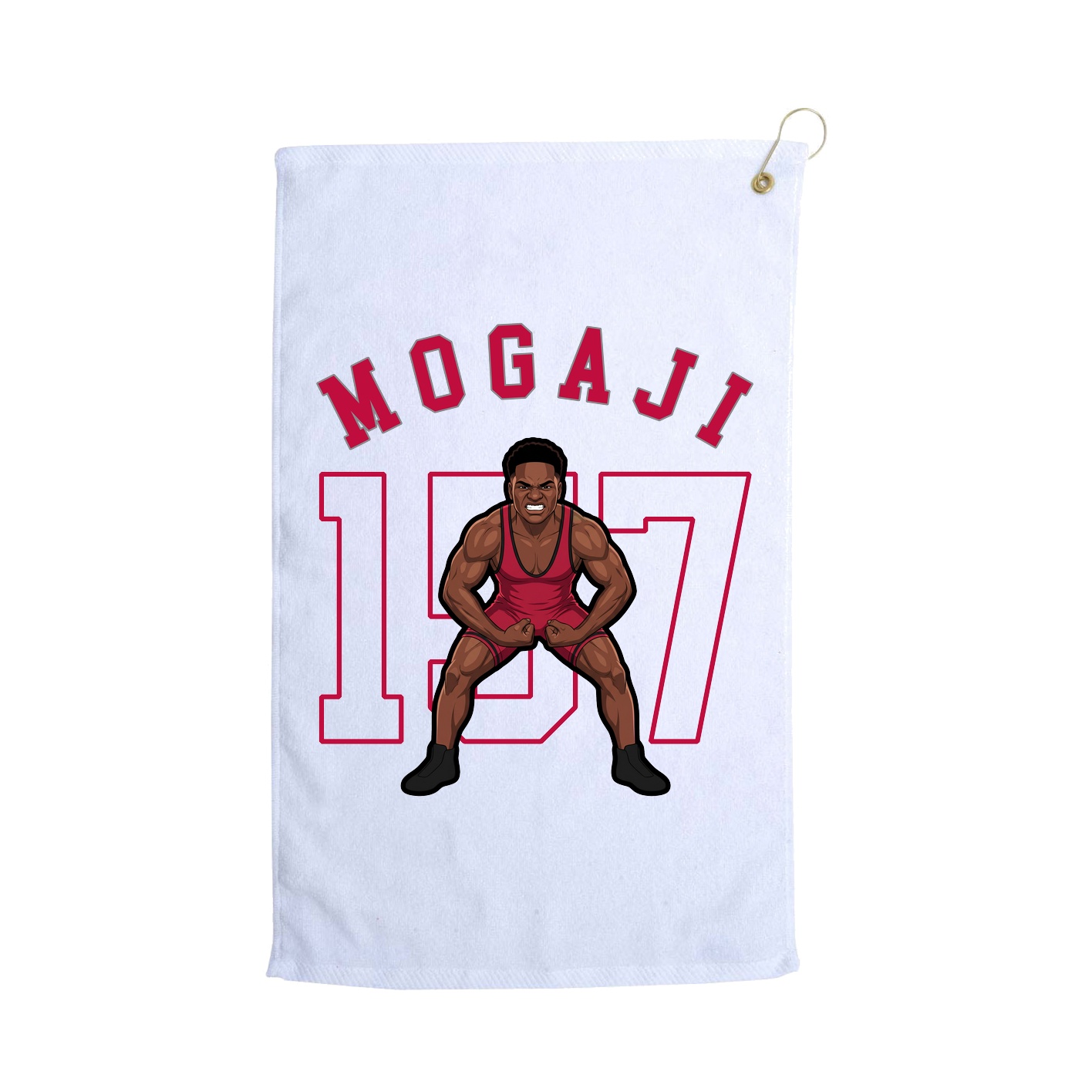 Golf Towel — Shirsey Arch in White