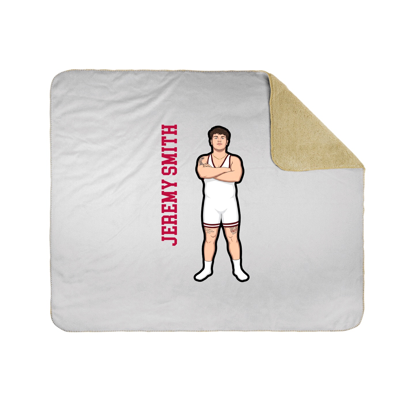 50x60 Sherpa Lined Throw Blanket