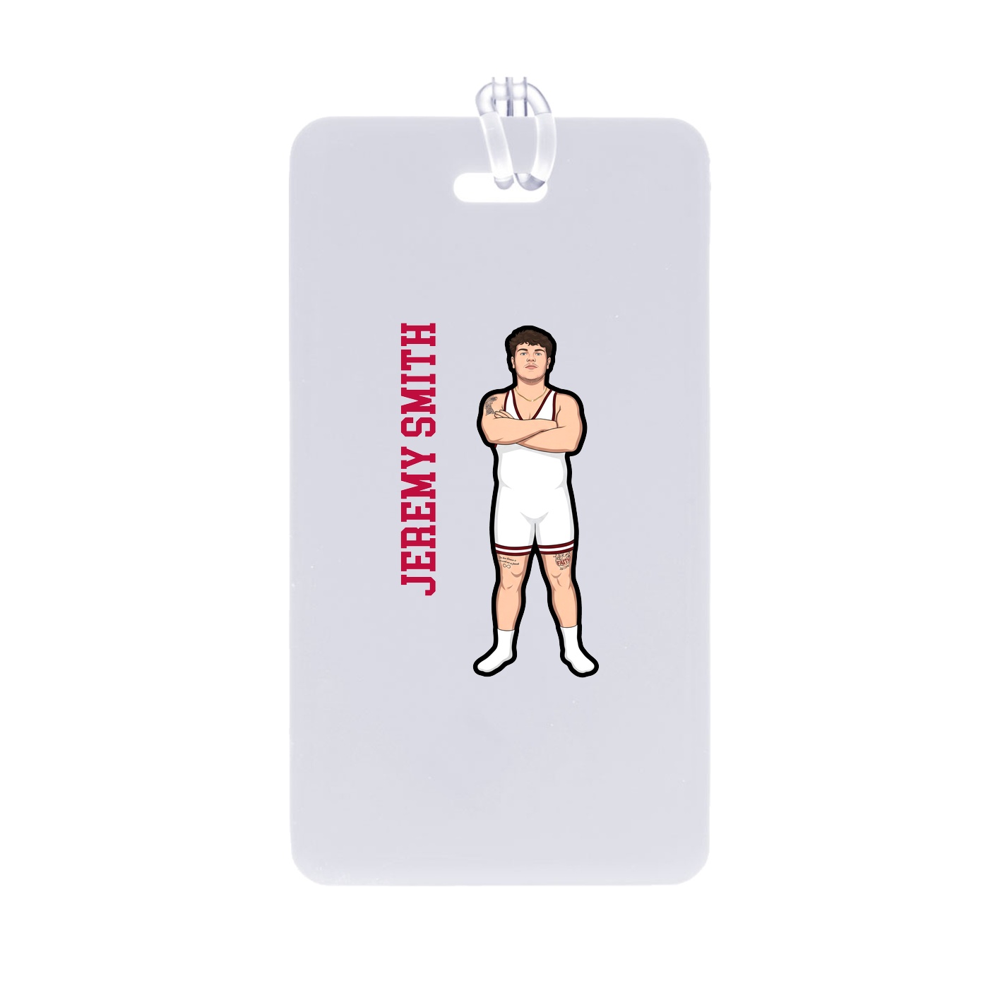 Bag Tag — Name Vertical in Classic