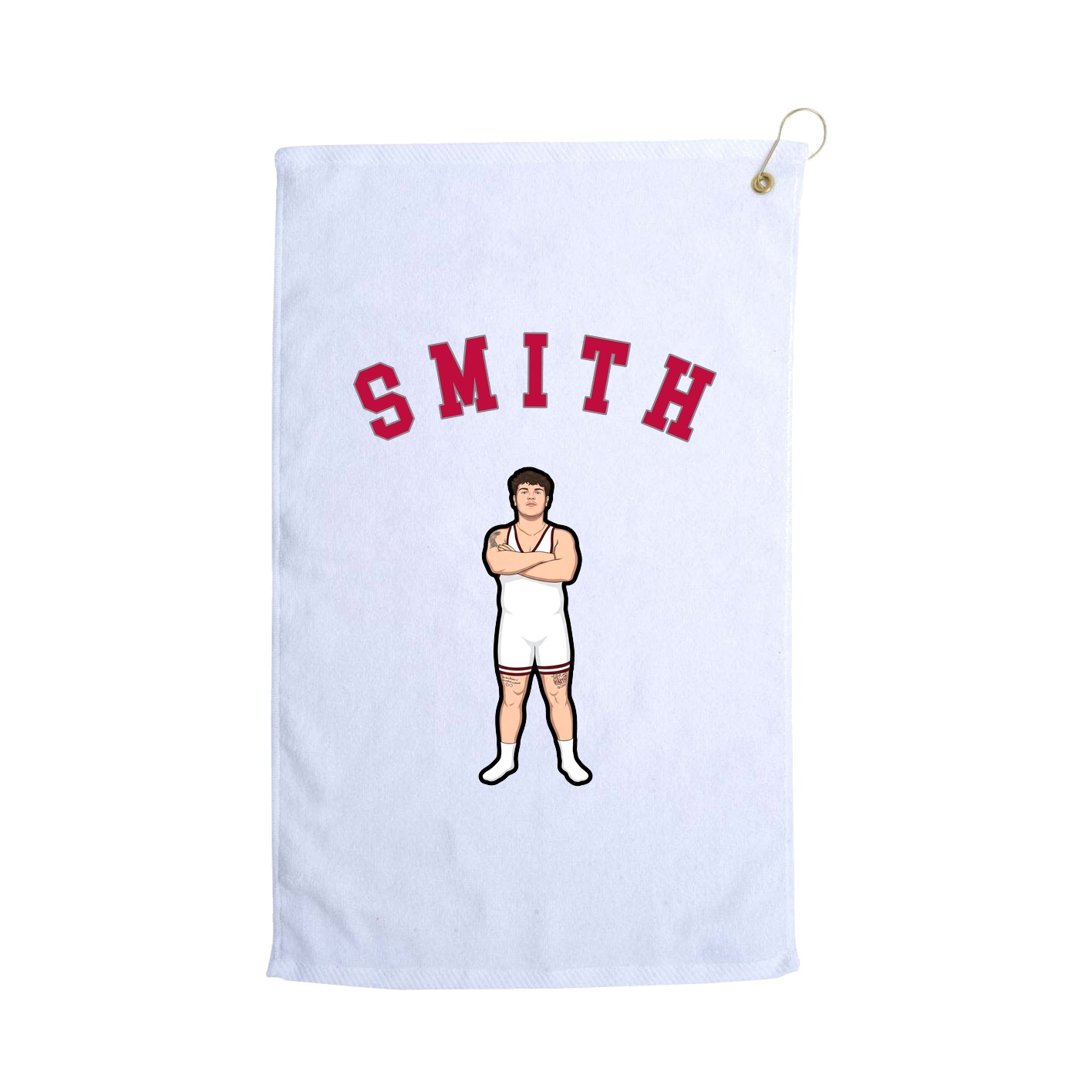 Golf Towel — Shirsey Arch in White
