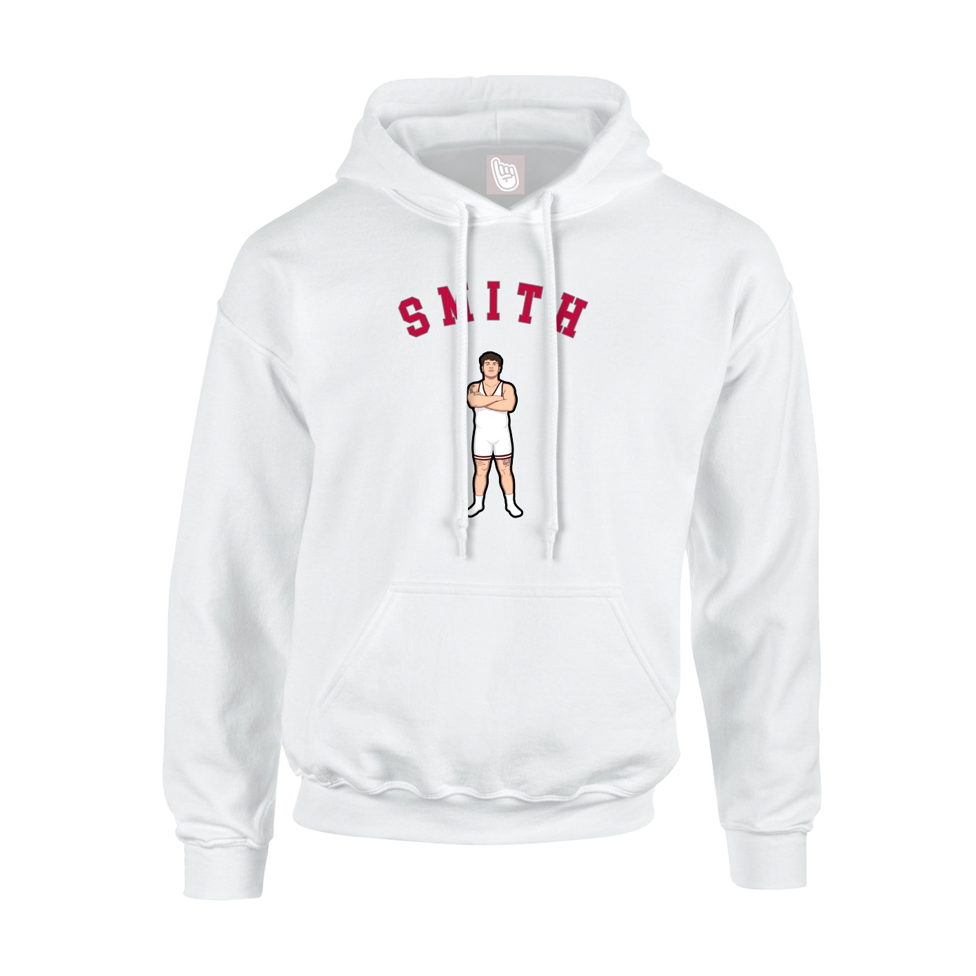 Hoodie — Shirsey Arch in White