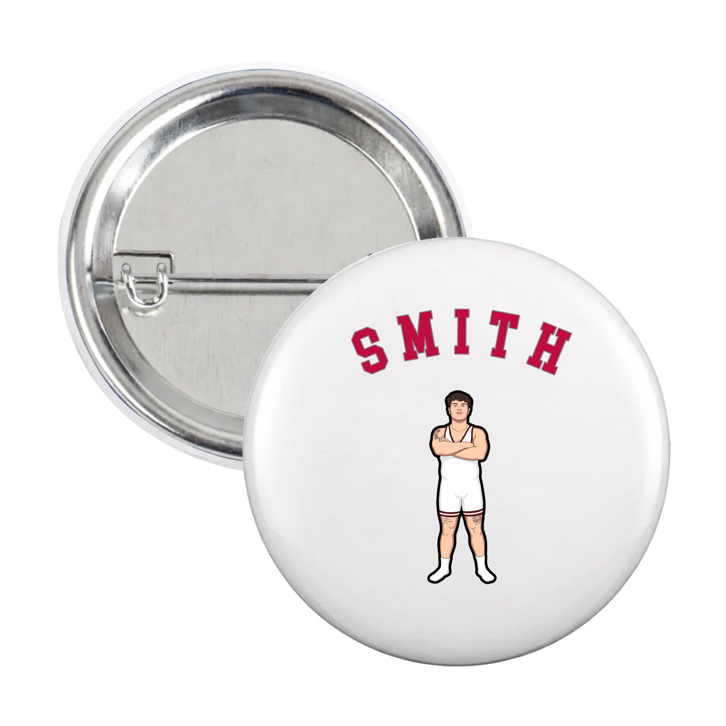 Game Day Button — Shirsey Arch in White