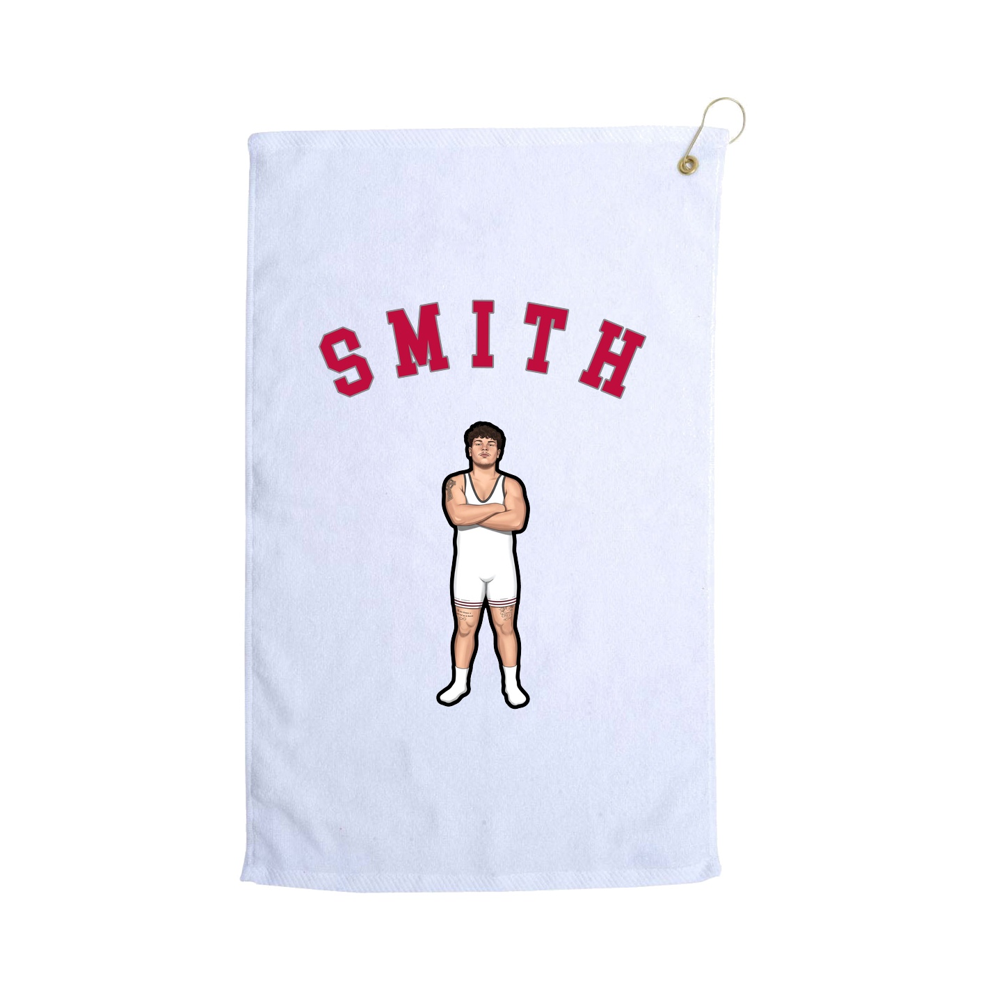 Golf Towel — Shirsey Arch in White