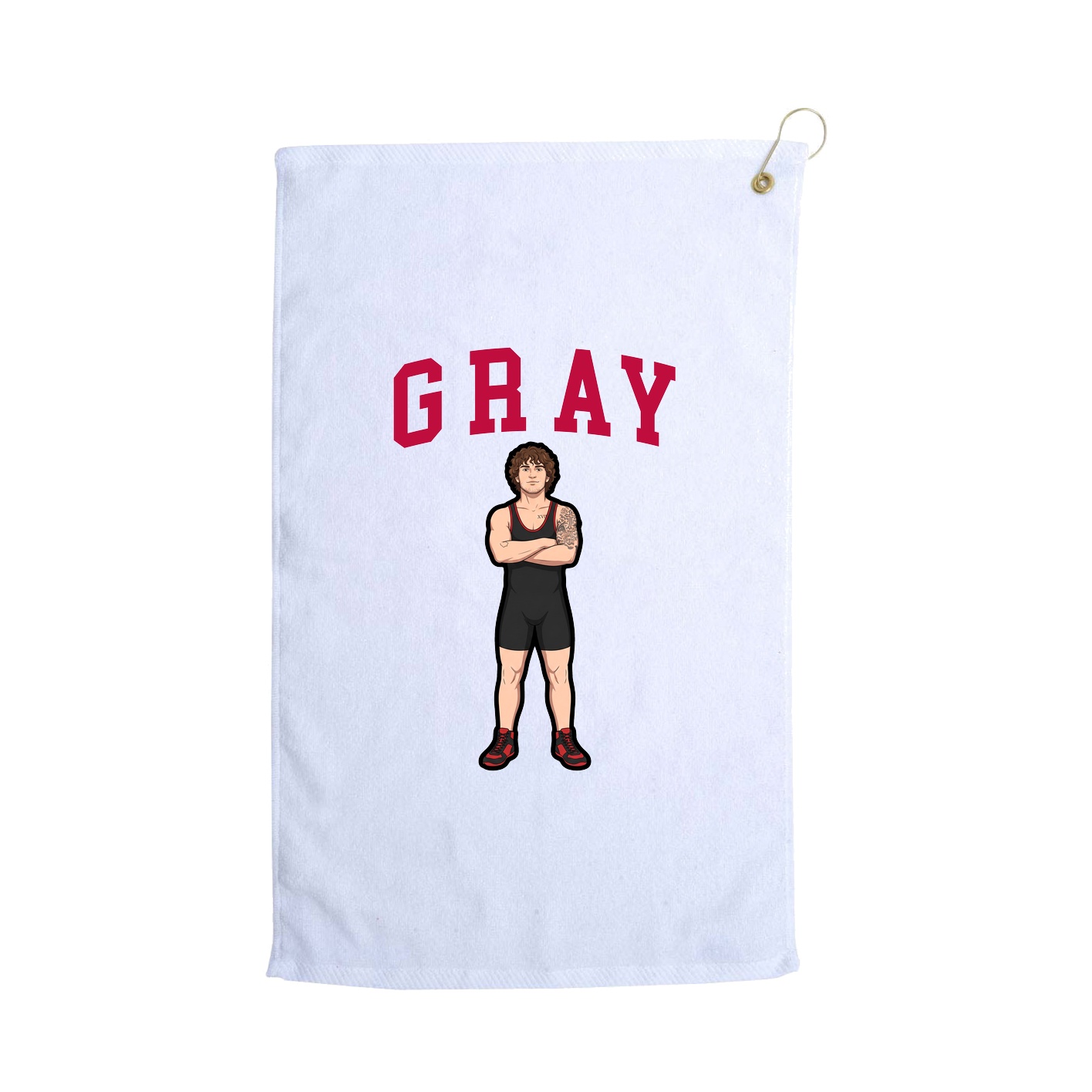 Golf Towel — Shirsey in White