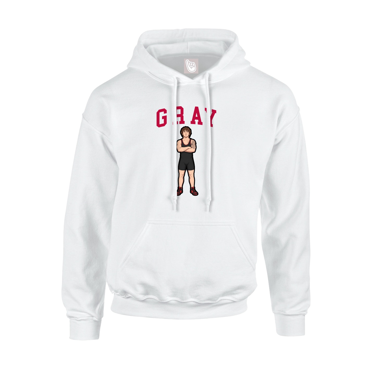 Youth Hoodie — Shirsey in White
