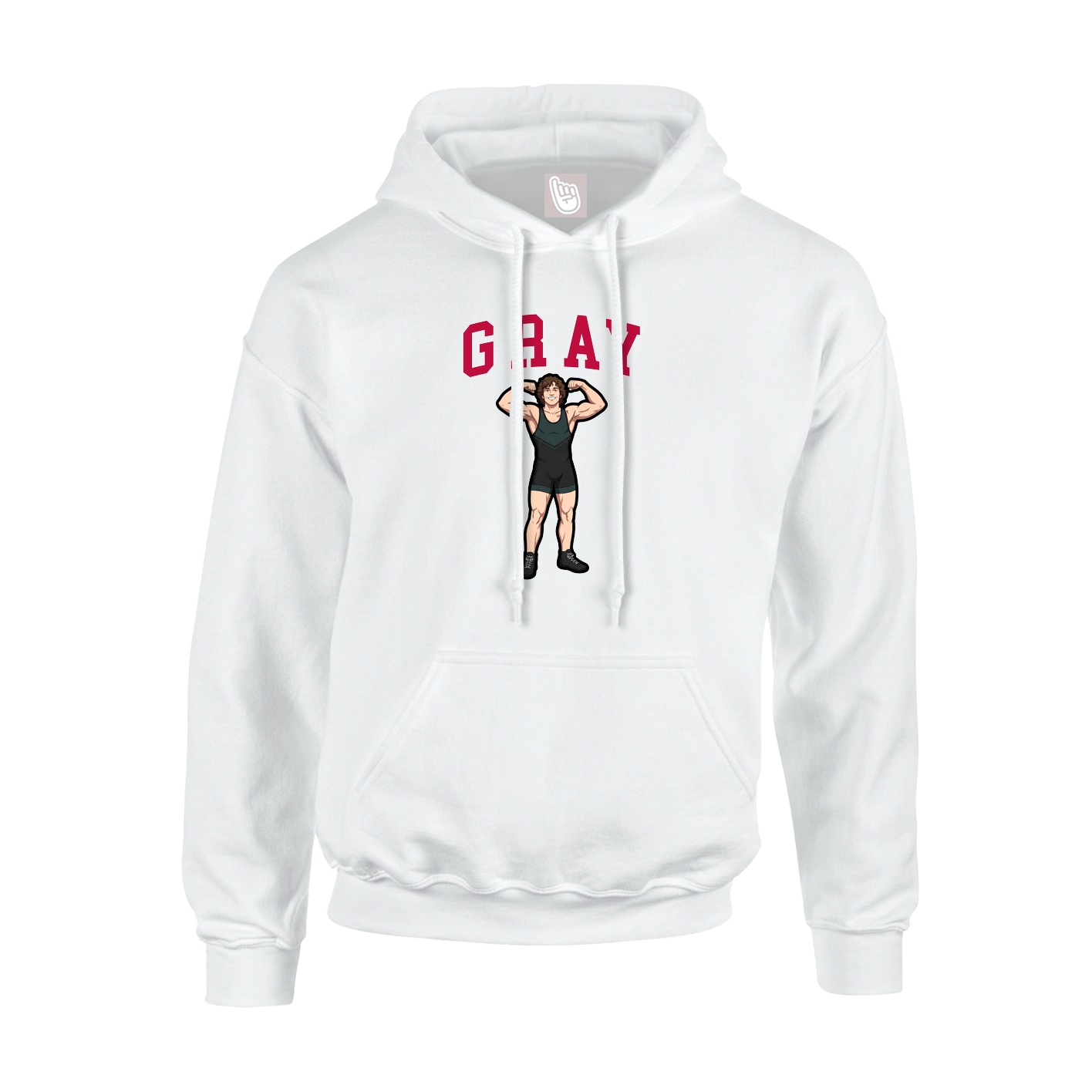 Hoodie — Shirsey in White
