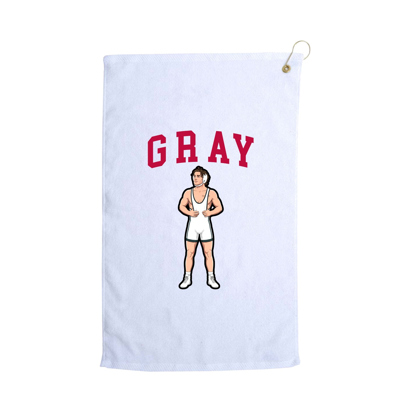Golf Towel — Shirsey in White
