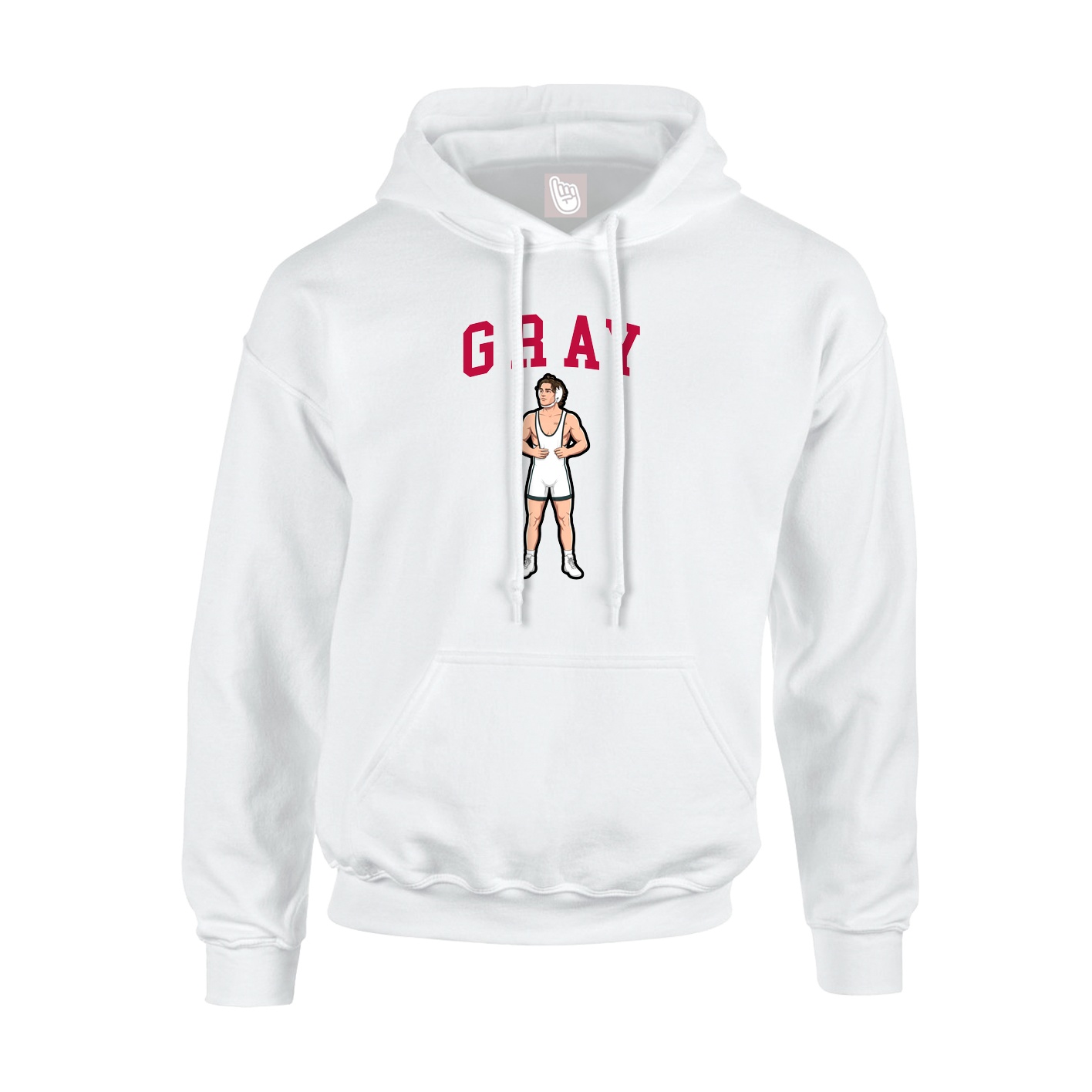 Hoodie — Shirsey in White