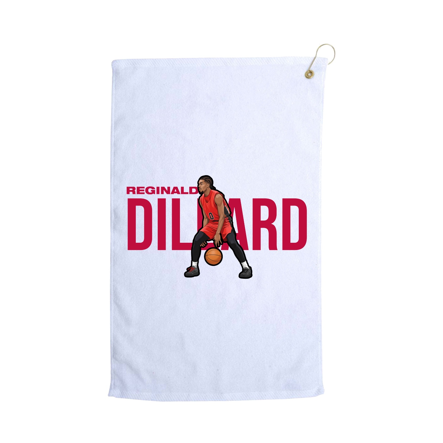 Golf Towel — Player Name in White