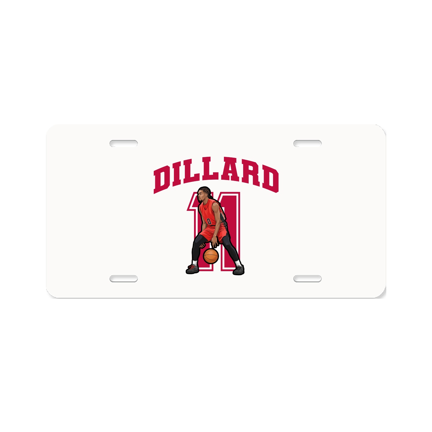 License Plate — Number in Classic