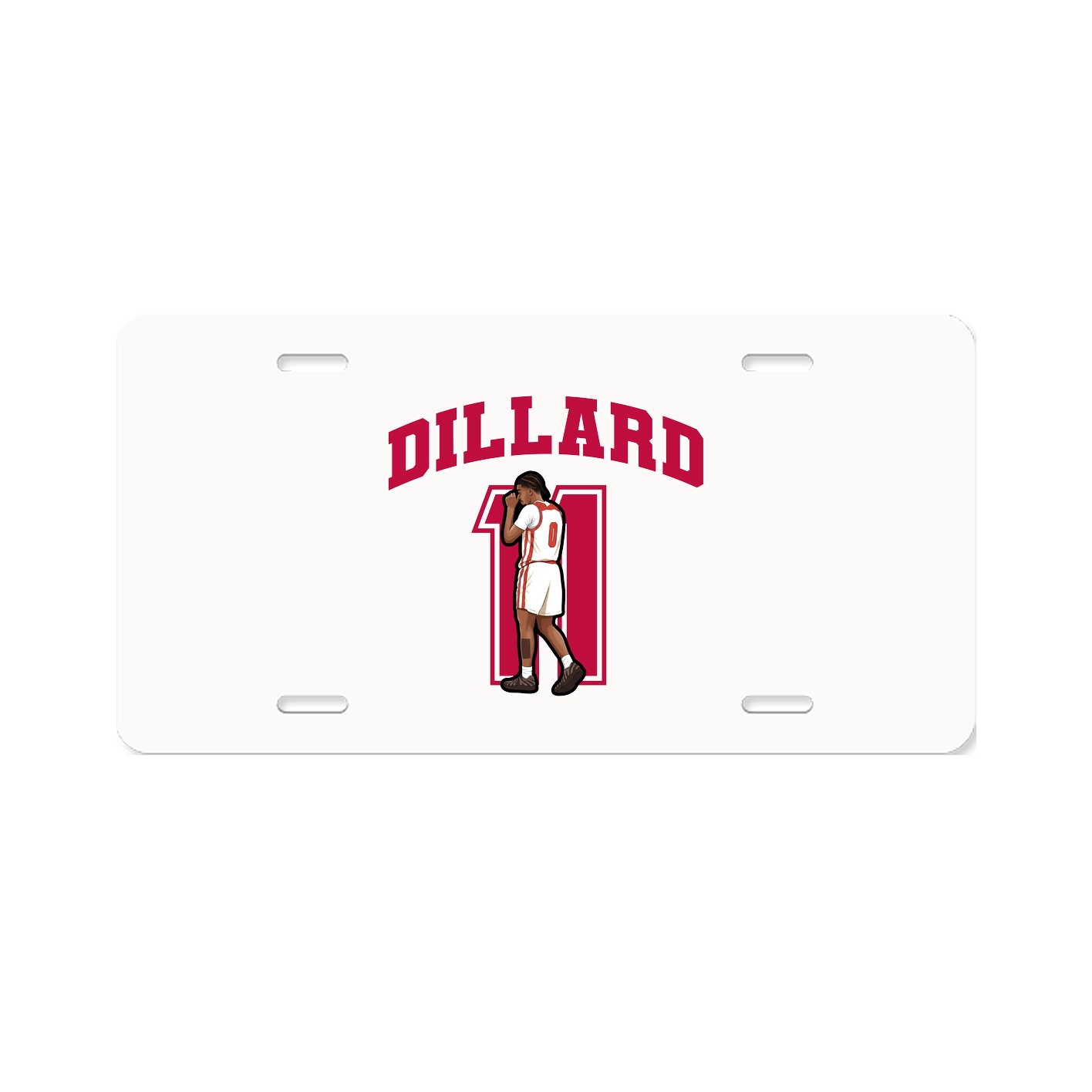 License Plate — Number in Classic