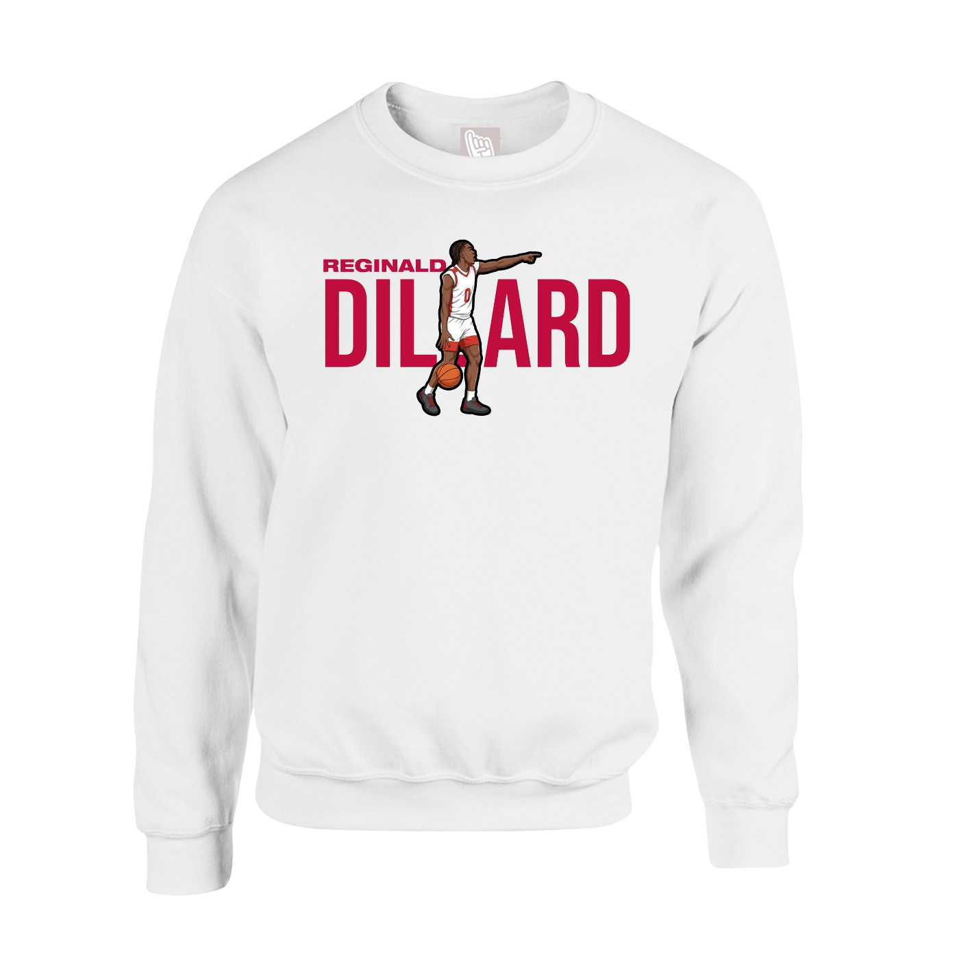 Fleece Crew — Player Name in White
