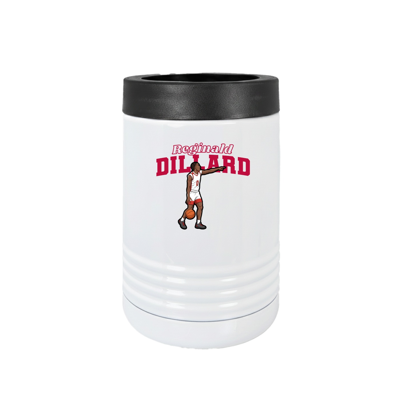 Beverage Holder — Name Arch in White