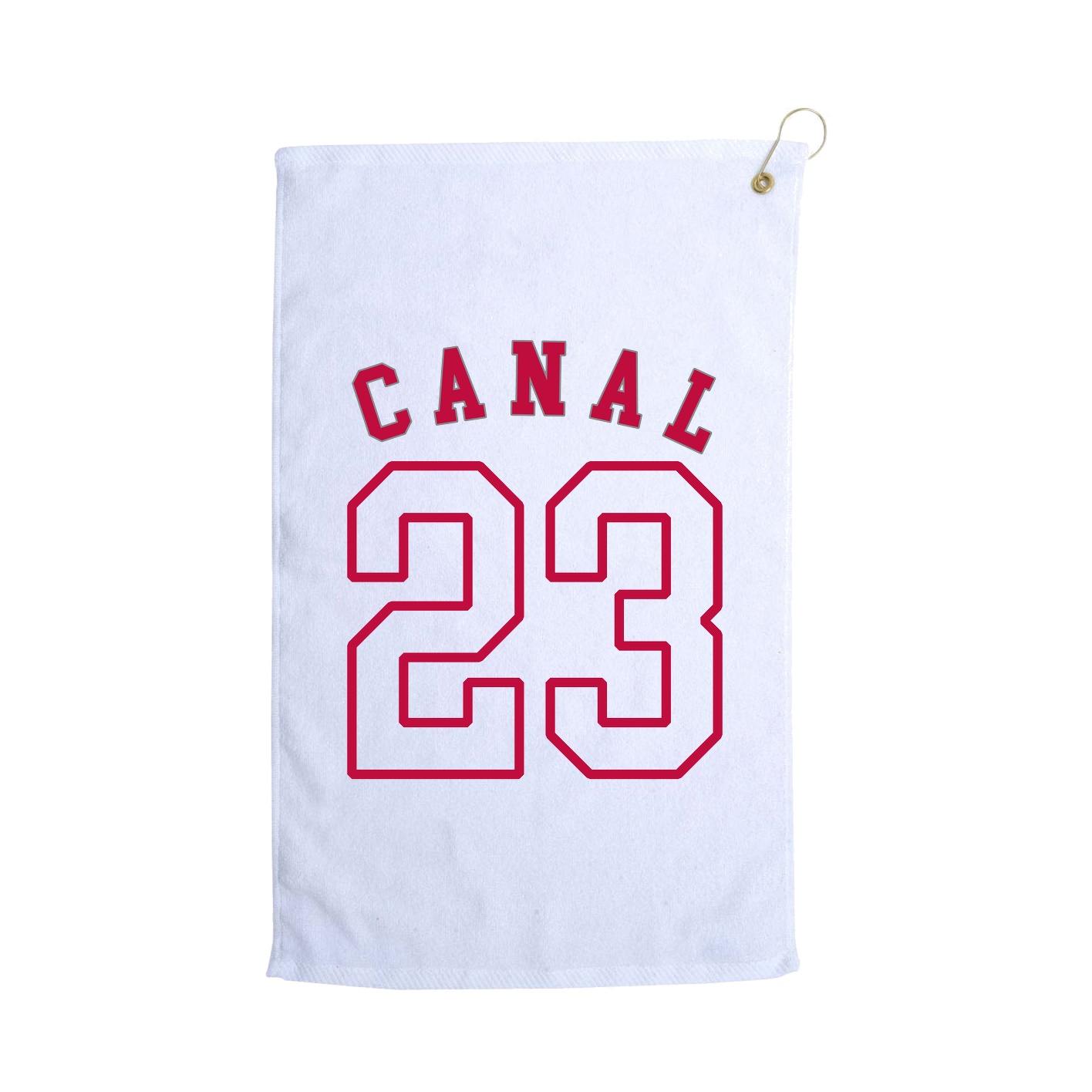 Golf Towel — Shirsey Arch in White