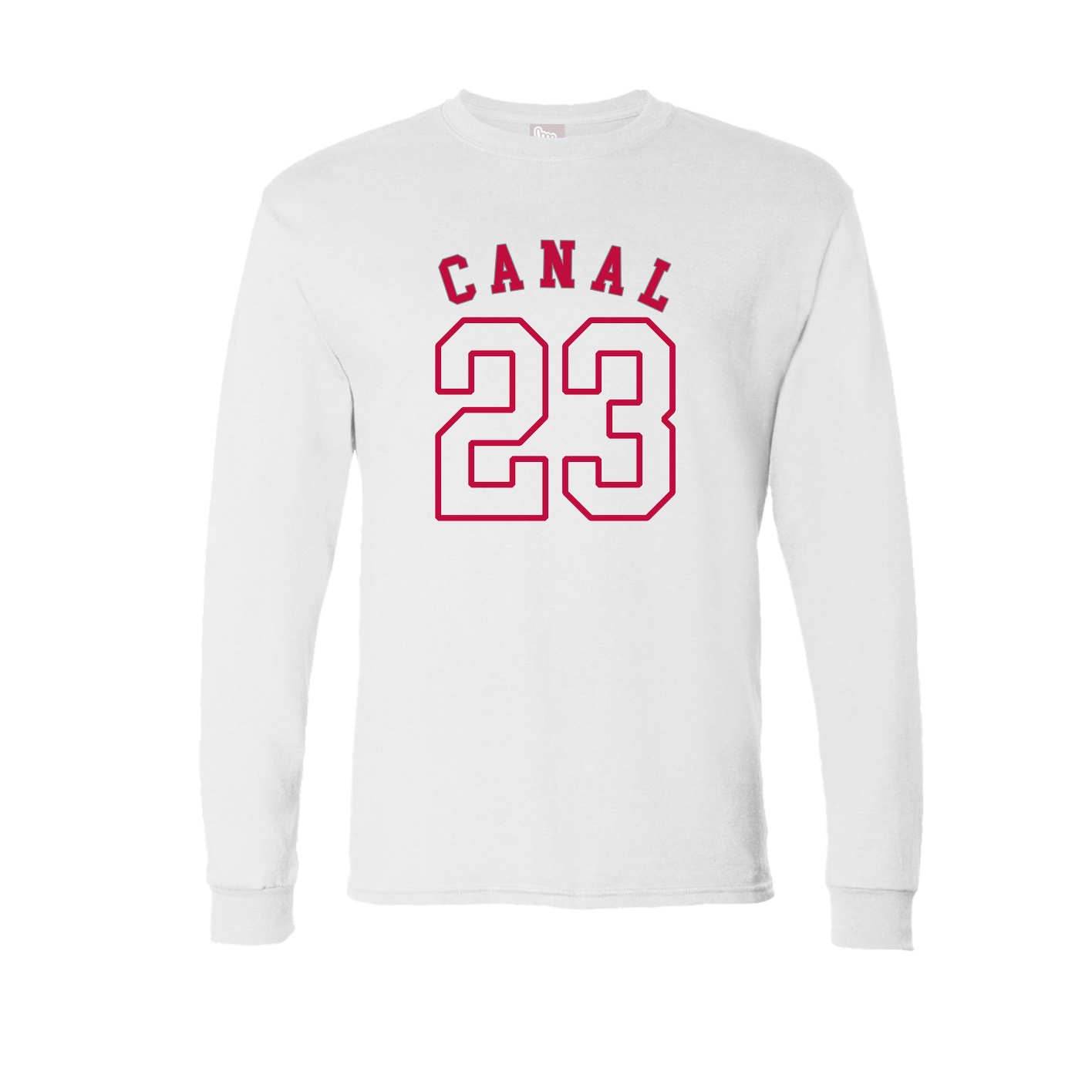 Long Sleeve Tee — Shirsey Arch in White