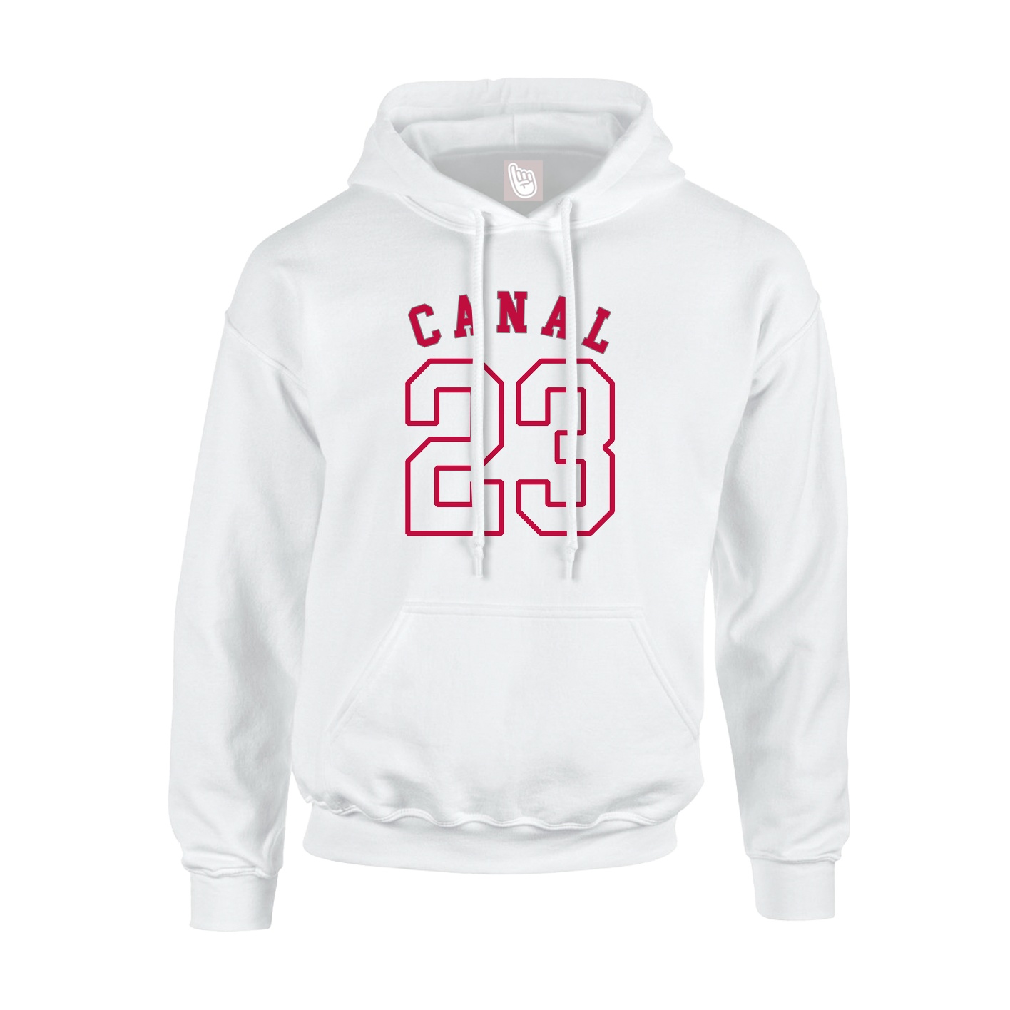 Hoodie — Shirsey Arch in White