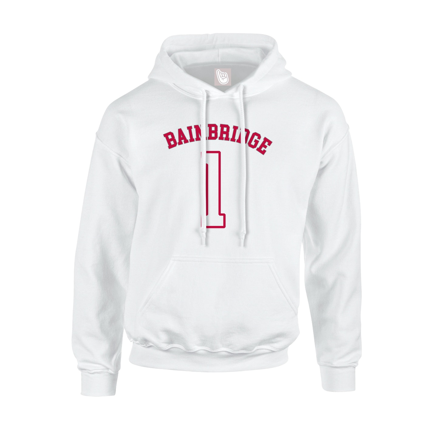 Hoodie — Shirsey Arch in White