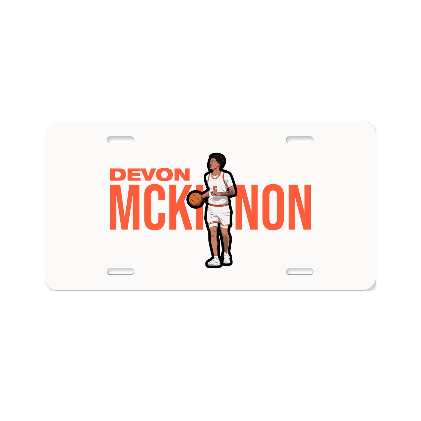 License Plate — Player Name in Classic