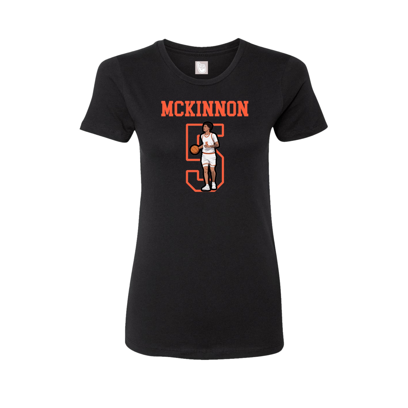 Fitted Women's Tee — Shirsey in Black
