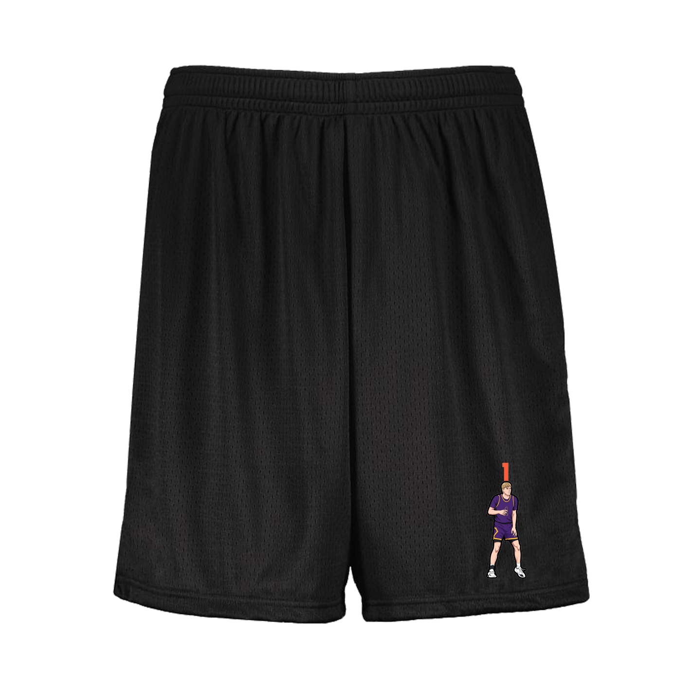 Shorts — Number Top in Black