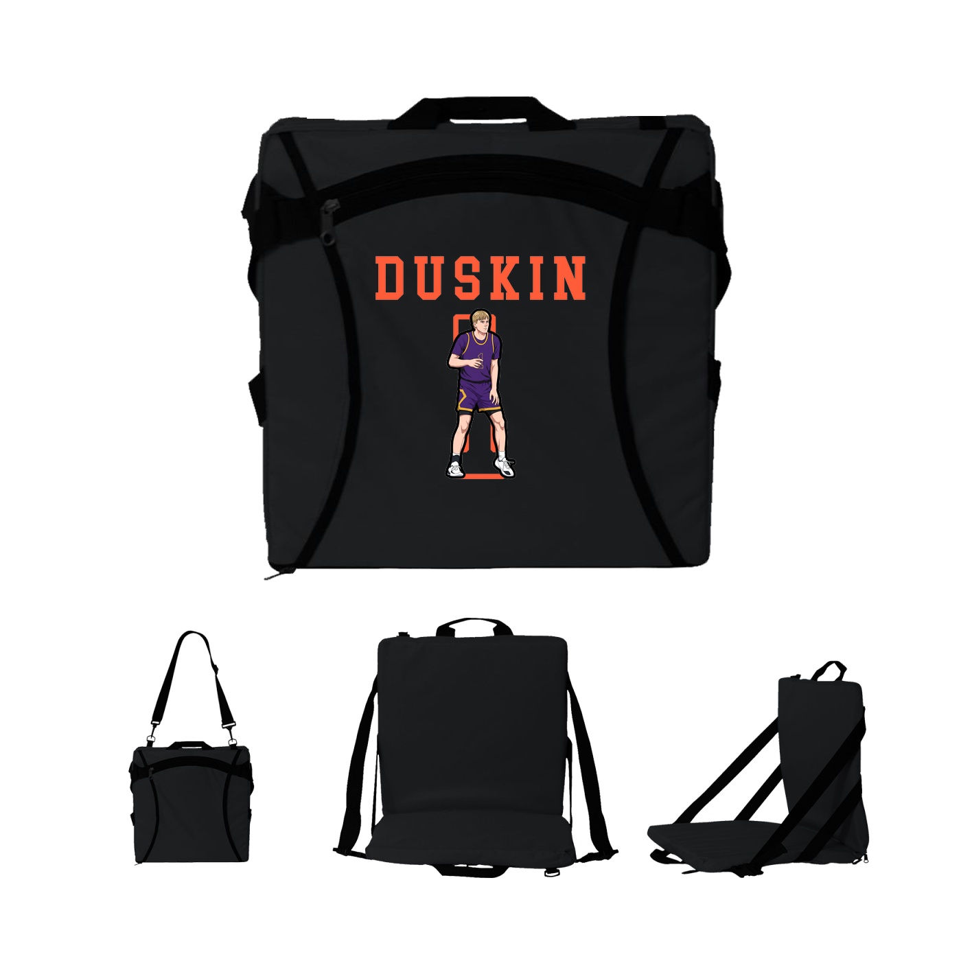 Folding Stadium Seat — Shirsey in Black